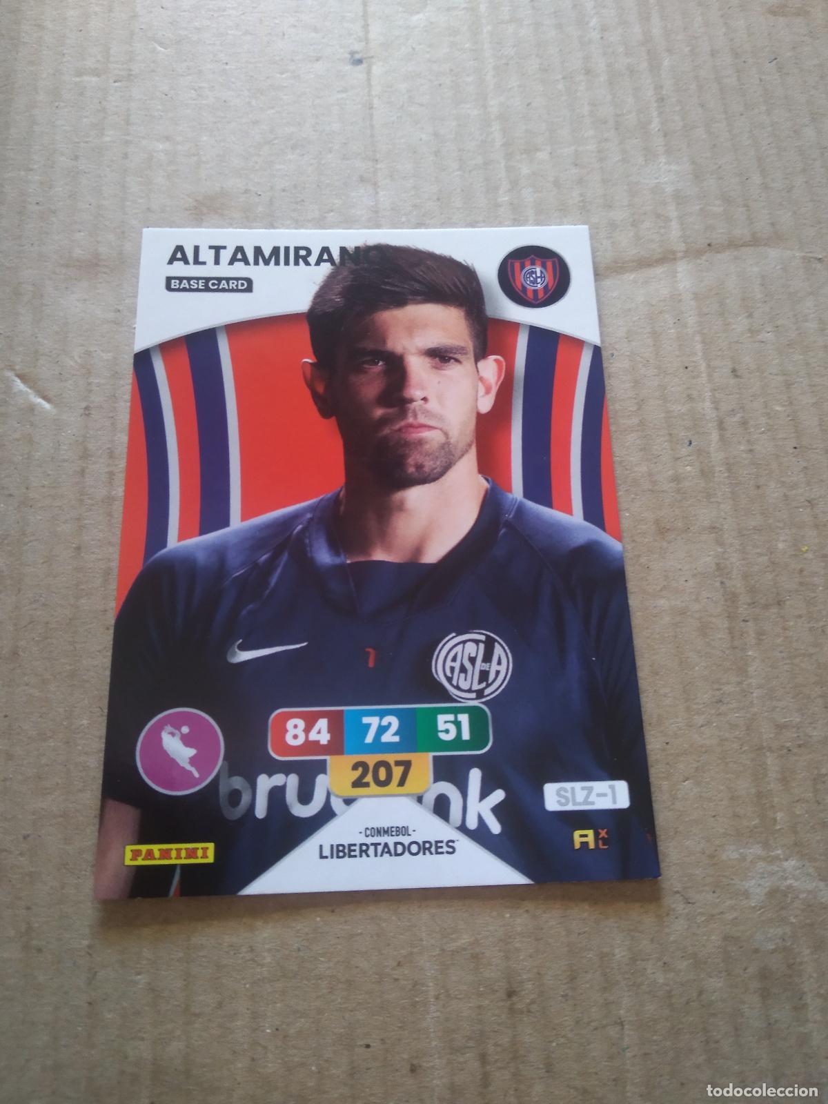 Cromos de F&uacute;tbol: ALTAMIRANO SAN LORENZO CROMO FUTBOL PANINI ADRENALYN CONMEBOL LIBERTADORES SUDAMERICANA 2024