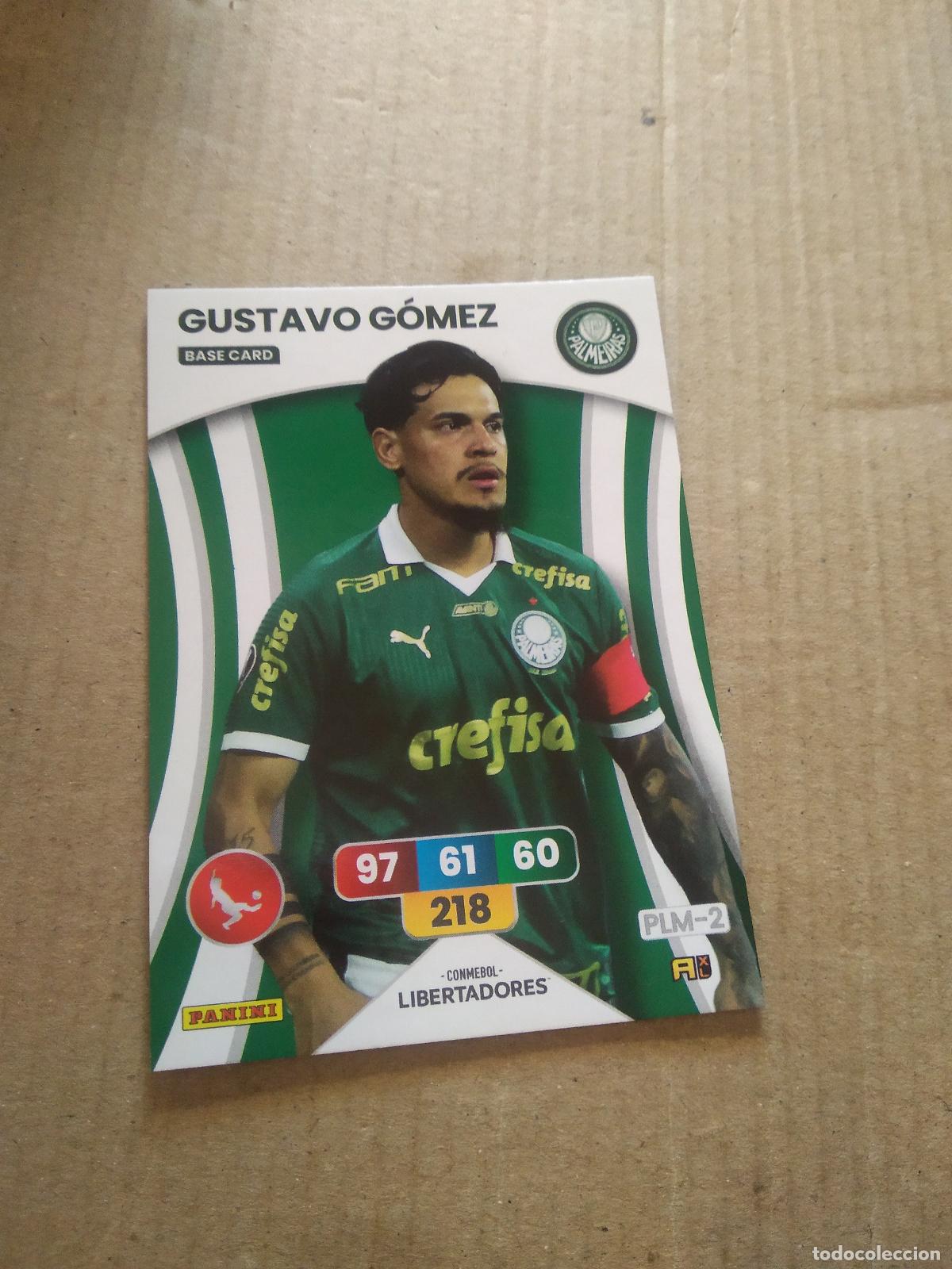 Cartes &agrave; collectionner de Football: GUSTAVO GOMEZ PALMEIRAS CROMO FUTBOL PANINI ADRENALYN CONMEBOL LIBERTADORES SUDAMERICANA 2024