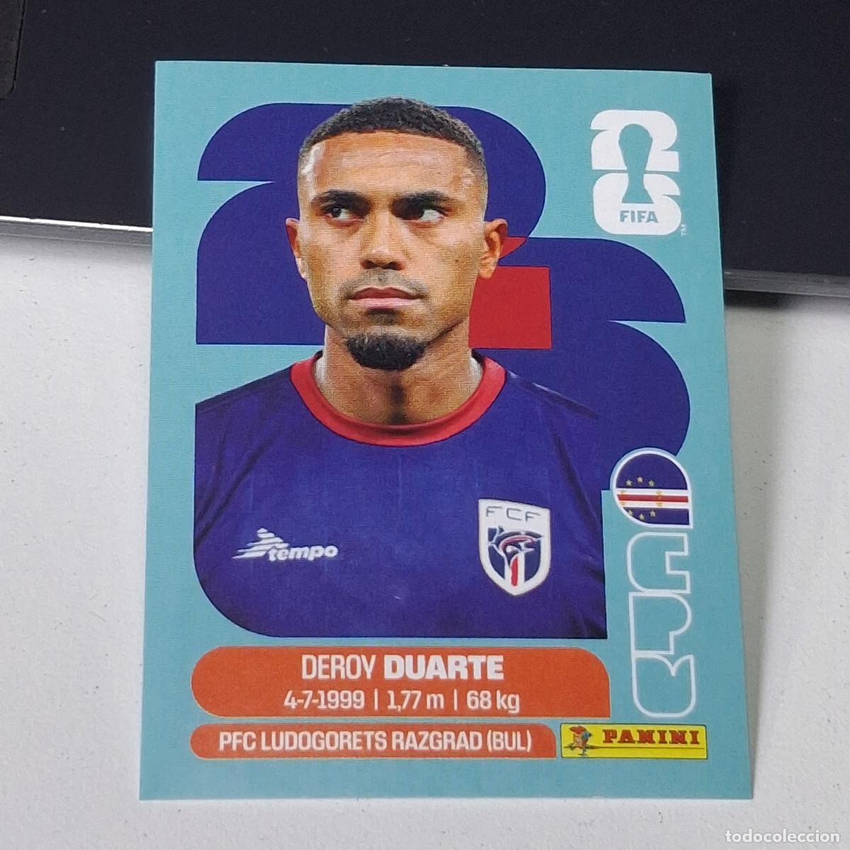 Cartes &agrave; collectionner de Football: B25 CPV 14 CPV14 DEROY DUARTE CABO VERDE CAPE MUNDIAL FIFA WORLD CUP 2026 STICKER PANINI