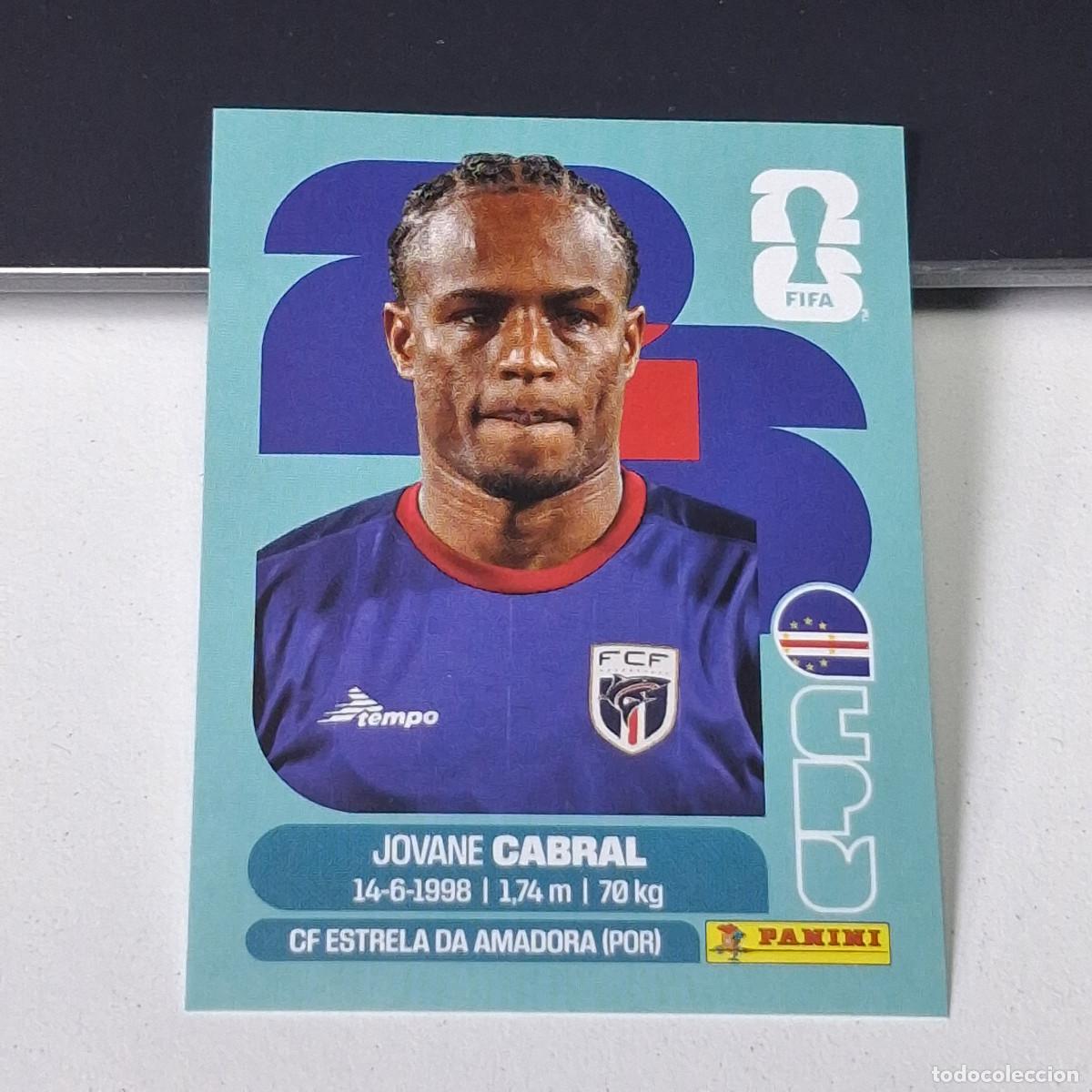 Cartes &agrave; collectionner de Football: B25 CPV16 JOVANE CABRAL 16 CABO VERDE CAPE CPV MUNDIAL FIFA WORLD CUP 2026 STICKER PANINI