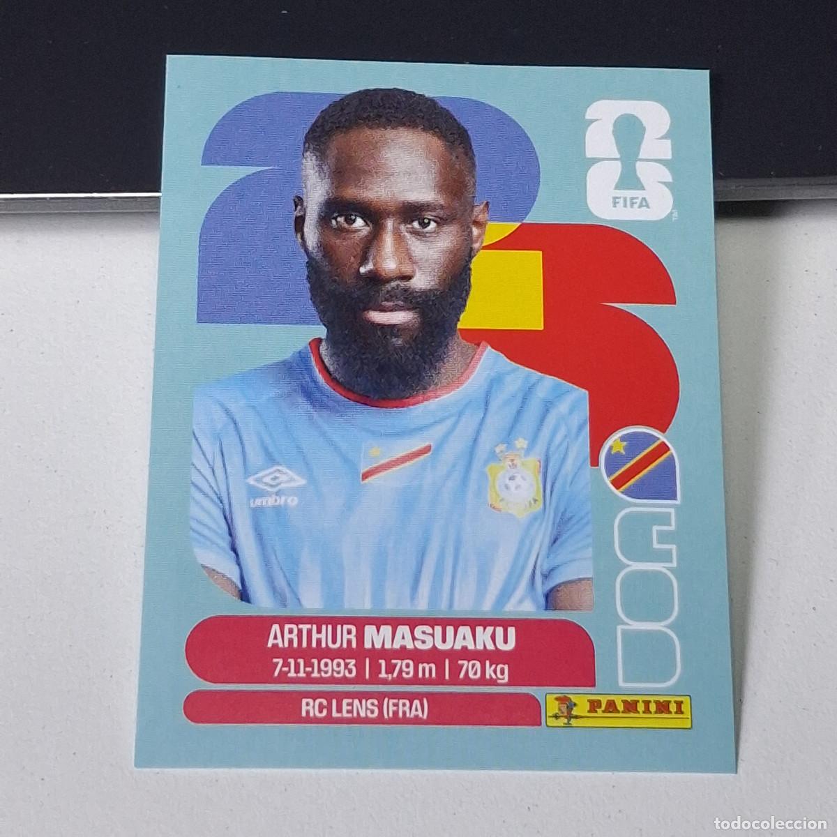 Fu&szlig;ball-Sticker: B25 COD 5 COD5 ARTHUR MASUAKU REPUBLICA CONGO COD MUNDIAL FIFA WORLD CUP 2026 STICKER PANINI