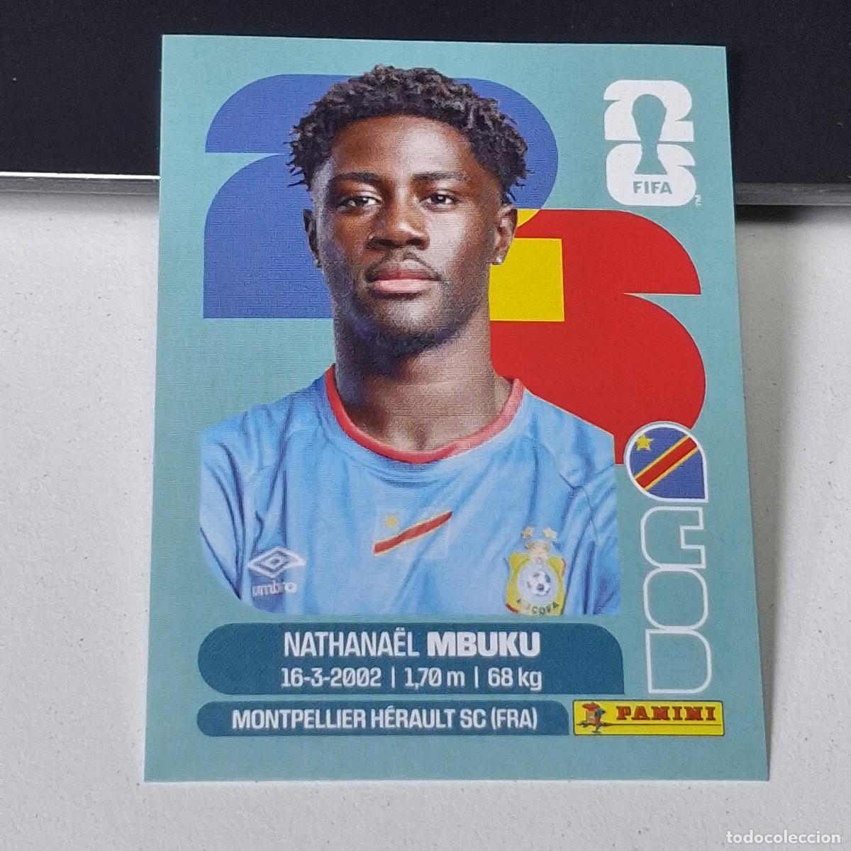 Football Stickers: B25 COD 20 COD20 NATHANAEL MBUKU COD REPUBLICA CONGO MUNDIAL FIFA WORLD CUP 2026 STICKER PANINI