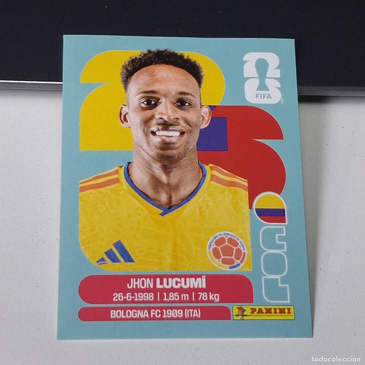 Fu&szlig;ball-Sticker: B25 COL8 JHON LUCUM&Iacute; 8 COLOMBIA COL MUNDIAL FIFA WORLD CUP 2026 STICKER PANINI