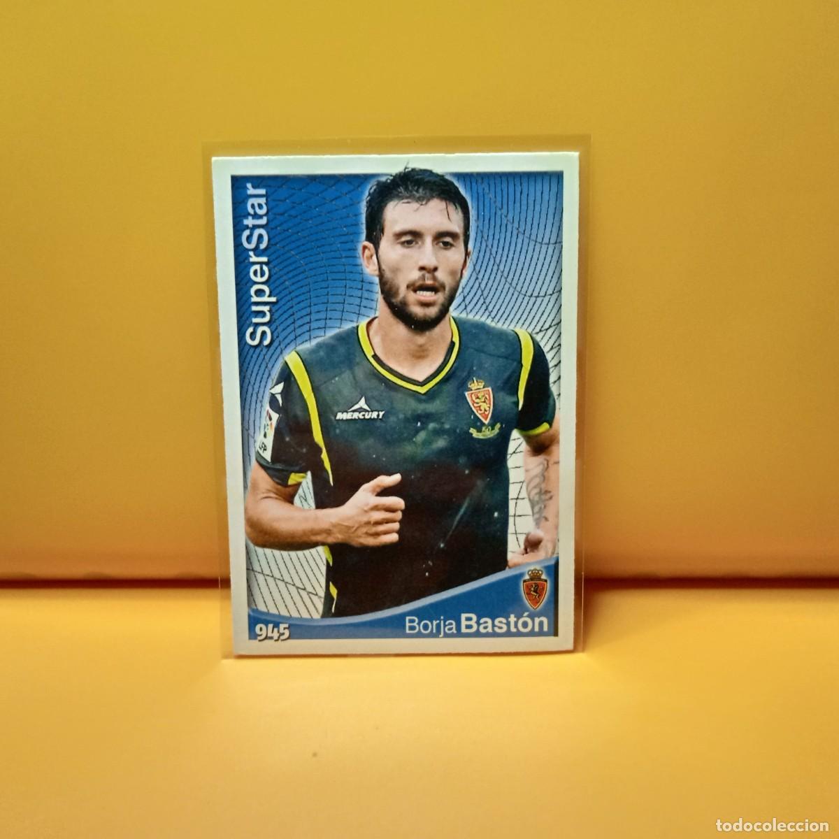 Cromos de F&uacute;tbol: MUNDICROMO 2014 2015 14 15 REAL ZARAGOZA SUPERSTAR BORJA BAST&Oacute;N 945