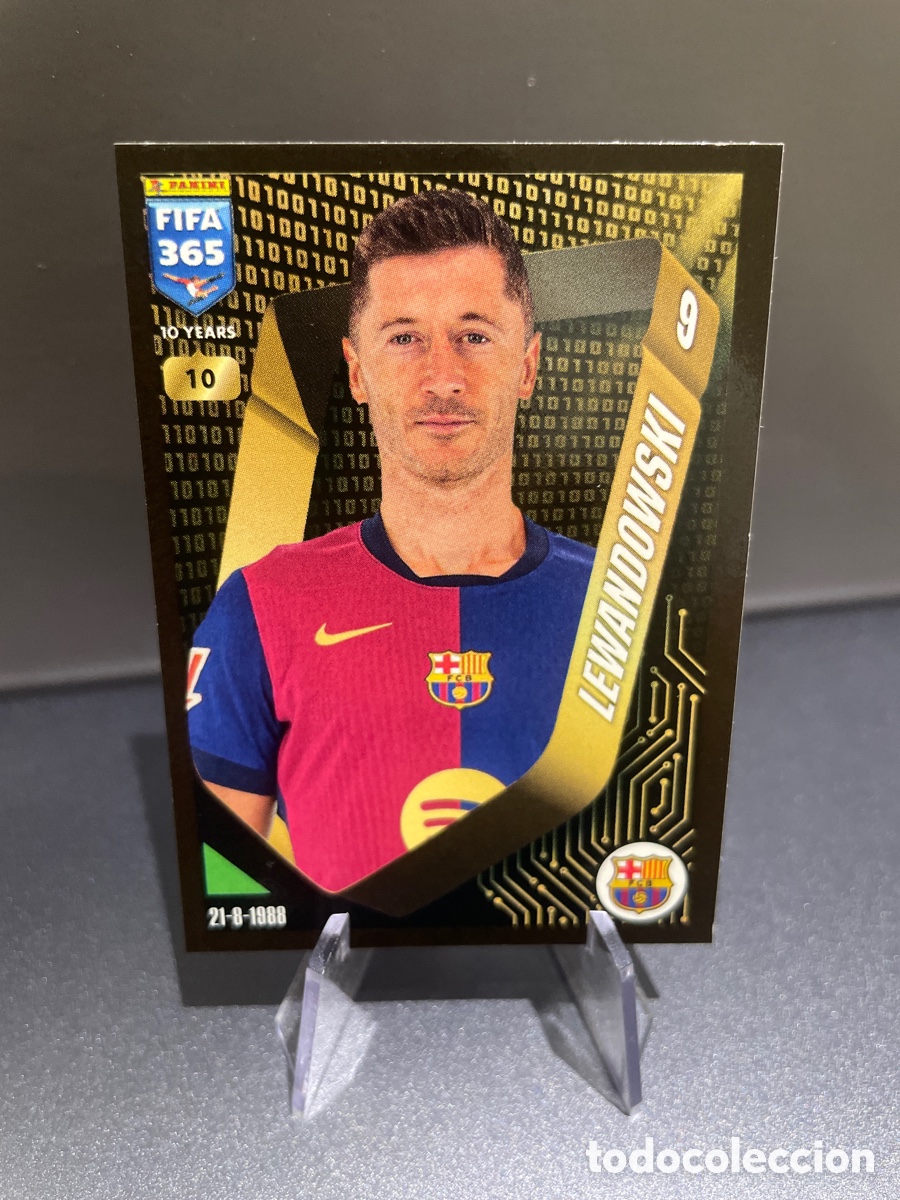 Cromos de F&uacute;tbol: Lewandowski 364 Panini FIFA 365 10 Years 2025 FC Barcelona