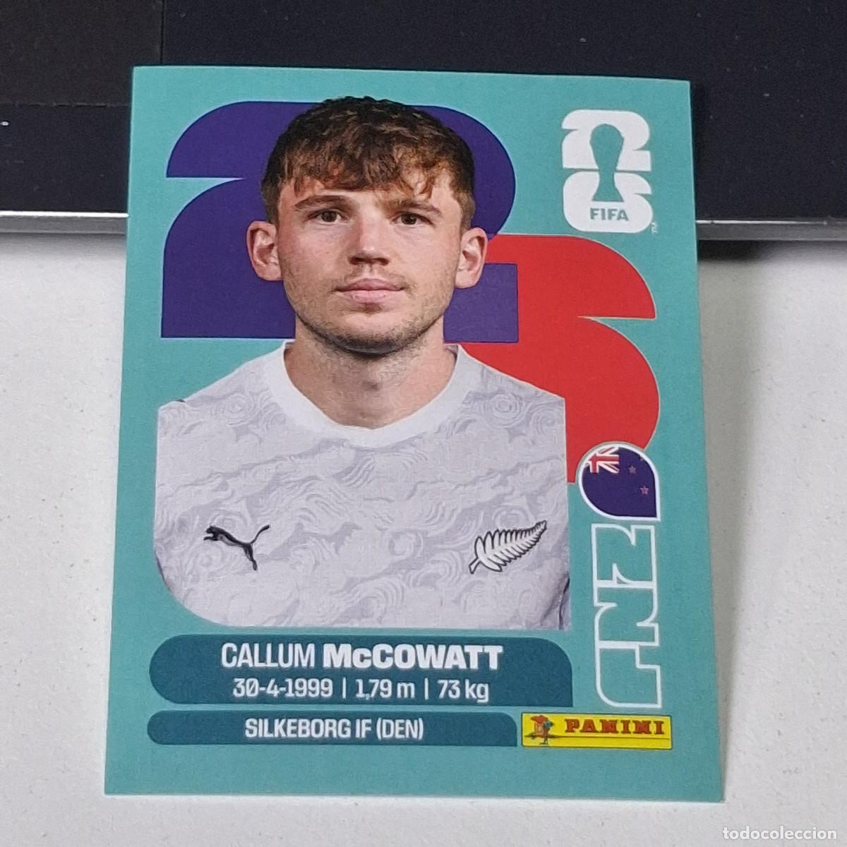 Cromos de F&uacute;tbol: B25 NZL19 CALLUM MCCOWATT 1 NUEVA ZELANDA NZL NEW ZEALAND MUNDIAL FIFA WORLD CUP 2026 STICKER PANIN