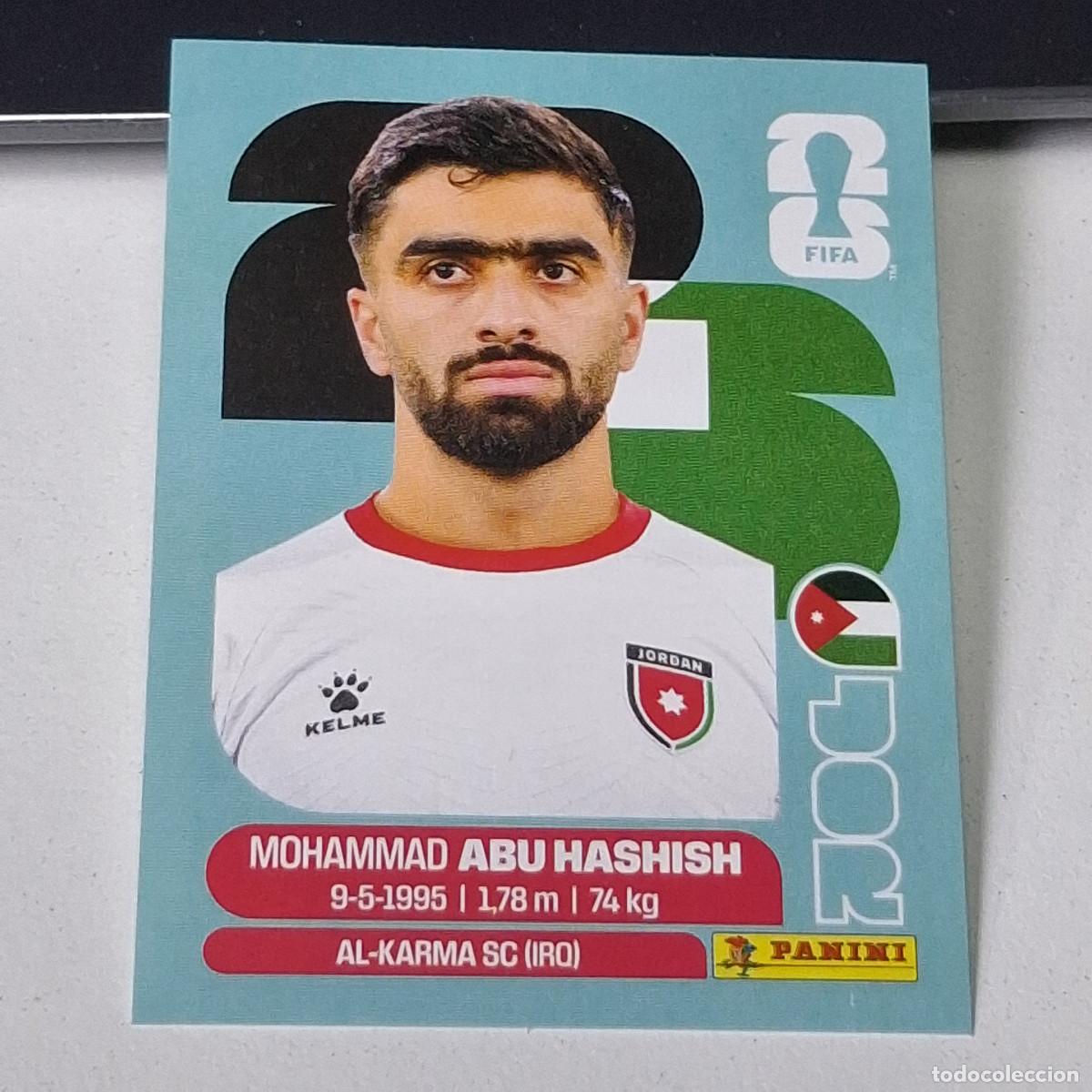 Cromos de F&uacute;tbol: B25 JOR 4 JOR4 MOHAMMAD ABU HASHISH JORDANIA JOR MUNDIAL FIFA WORLD CUP 2026 STICKER PANINI