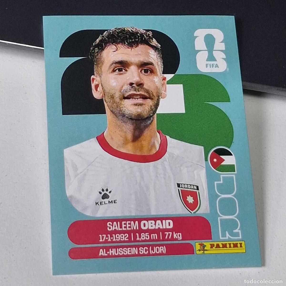 Cromos de F&uacute;tbol: B25 JOR7 SALEEM OBAID 7 JORDANIA JOR MUNDIAL FIFA WORLD CUP 2026 STICKER PANINI