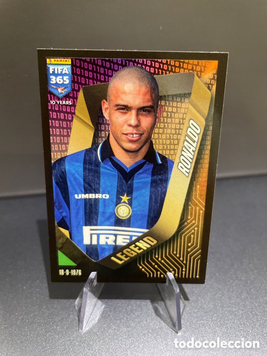 Cromos de F&uacute;tbol: Ronaldo 18 Legend Panini FIFA 365 10 Years 2025 Inter de Milan