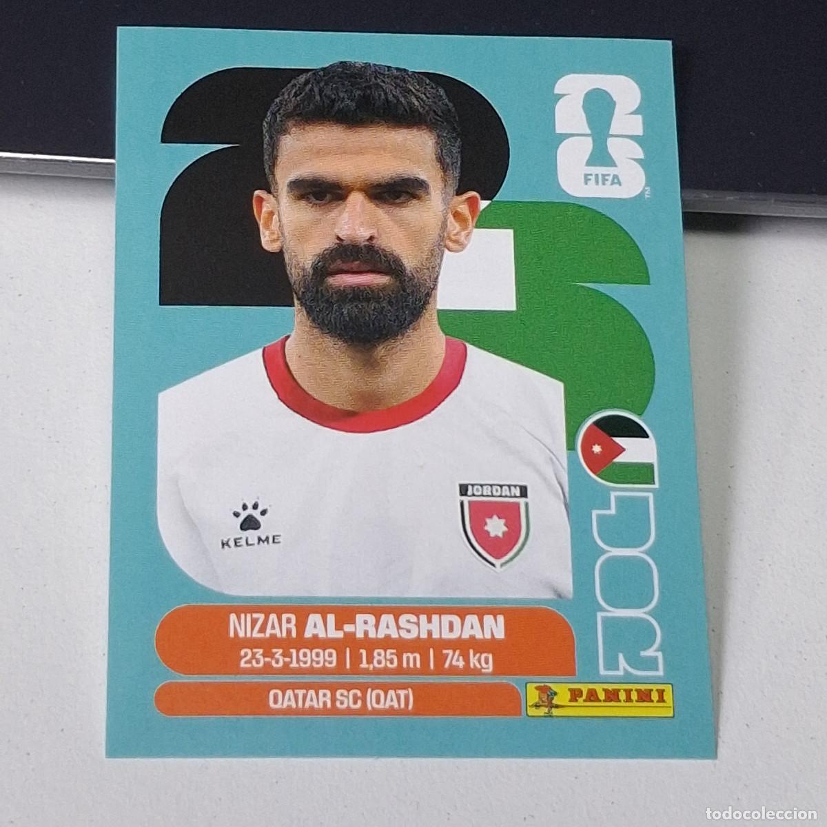 Cromos de F&uacute;tbol: B25 JOR 10 JOR10 NIZAR AL-RASHDAN JORDANIA JOR MUNDIAL FIFA WORLD CUP 2026 STICKER PANINI
