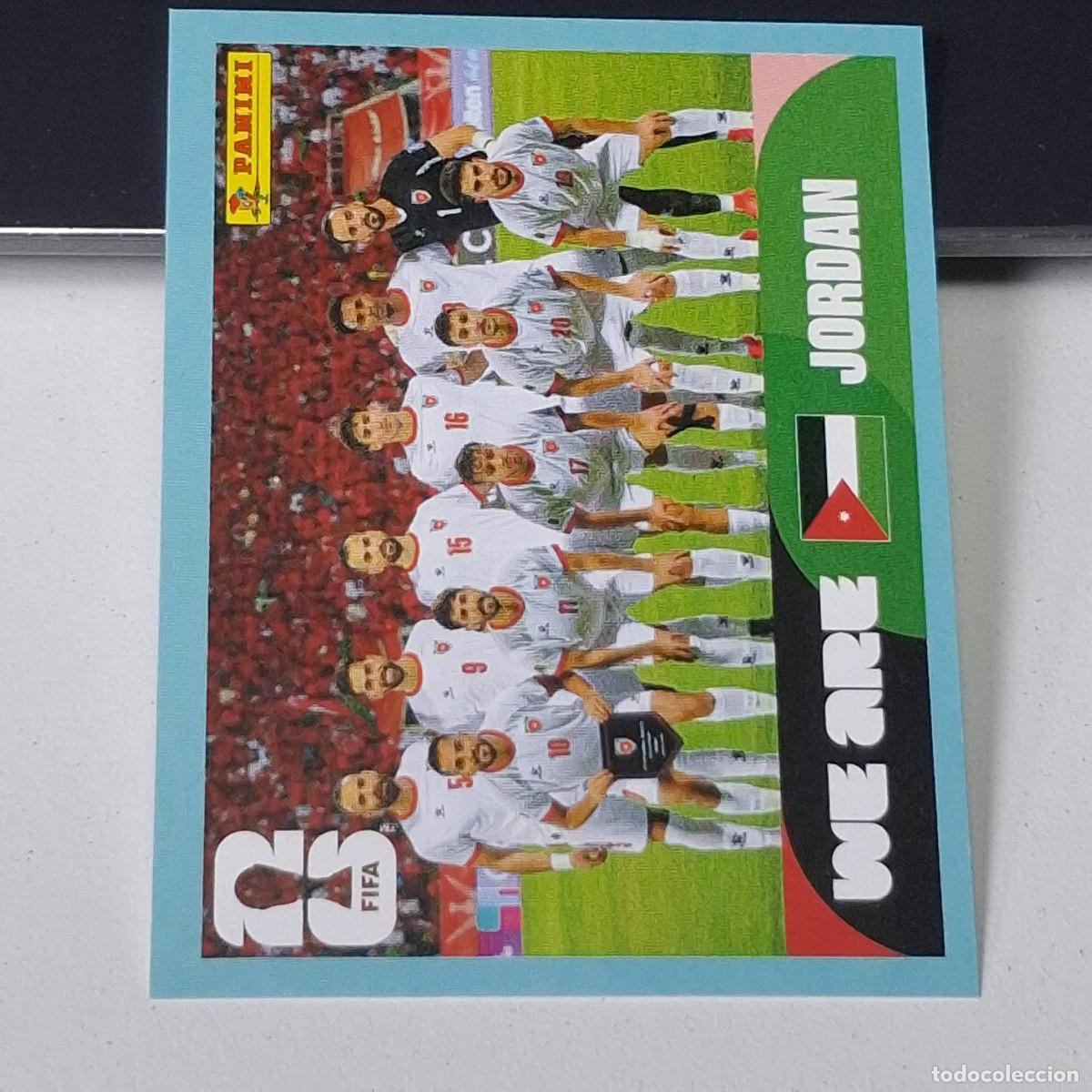 Cromos de F&uacute;tbol: B25 JOR13 TEAM PHOTO EQUIPO 13 JORDANIA JOR MUNDIAL FIFA WORLD CUP 2026 STICKER PANINI