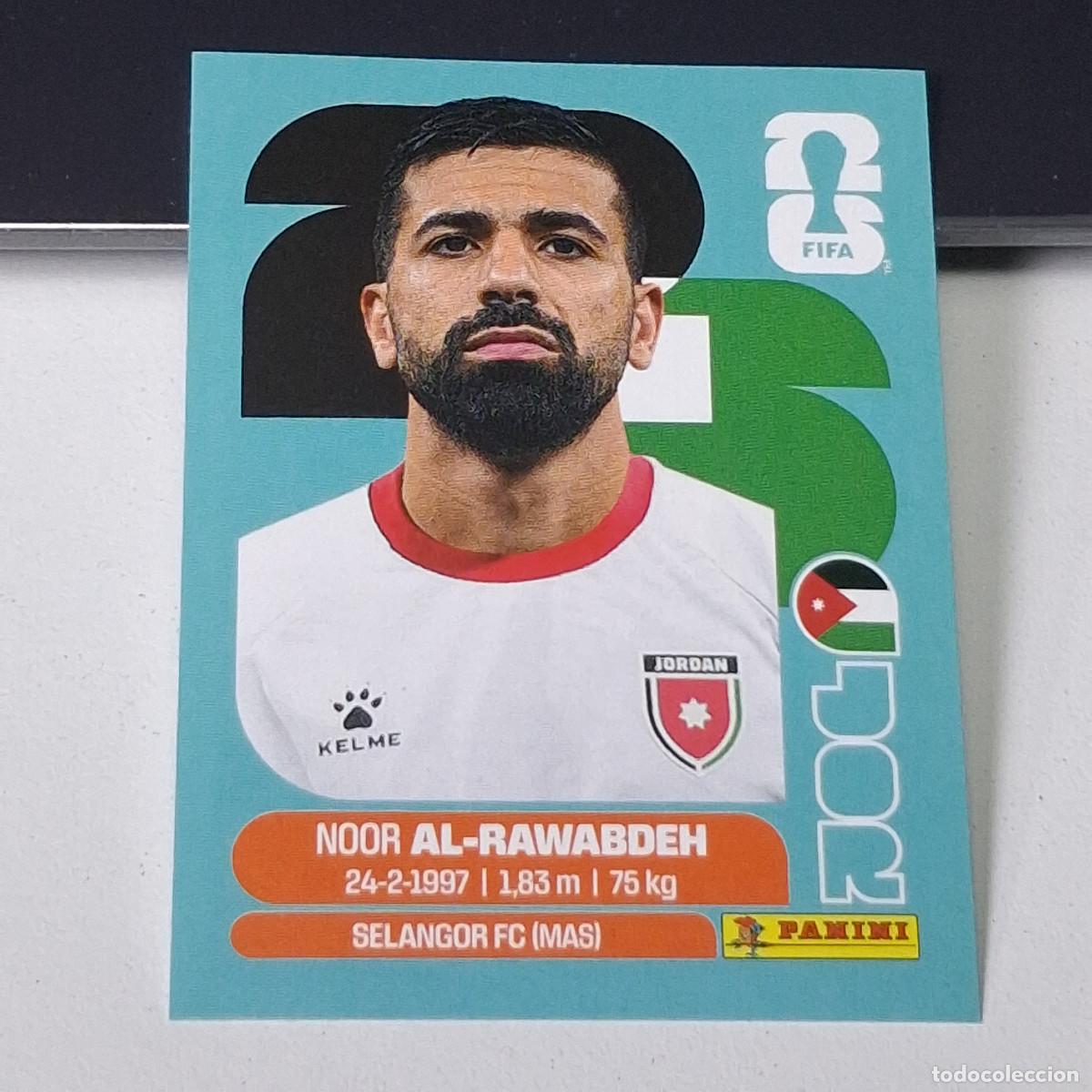 Cromos de F&uacute;tbol: B25 JOR 11 JOR11 NOOR AL-RAWABDEH JORDANIA JOR MUNDIAL FIFA WORLD CUP 2026 STICKER PANINI