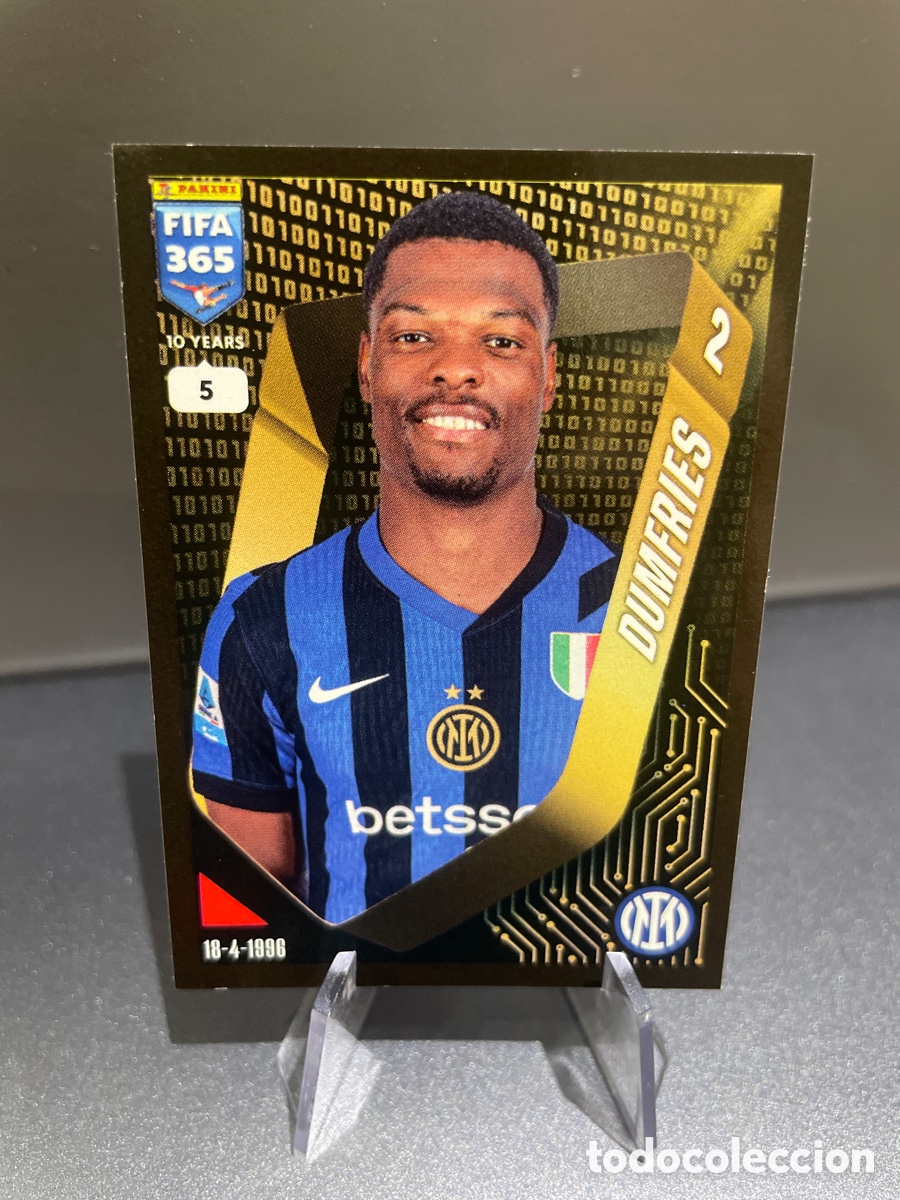 Cromos de F&uacute;tbol: Dumfries 231 Panini FIFA 365 10 Years 2025 Inter de Milan