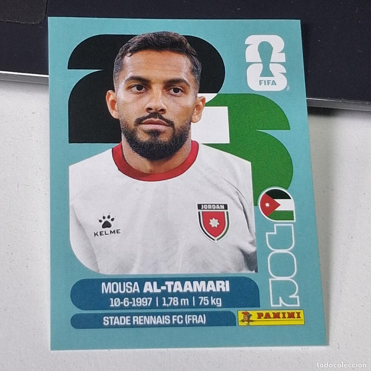 Cromos de F&uacute;tbol: B25 JOR 15 JOR15 MOUSA AL-TAAMARI JORDANIA MUNDIAL FIFA WORLD CUP 2026 STICKER PANINI