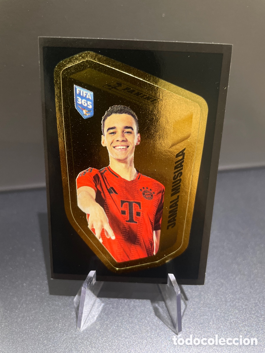 Cromos de F&uacute;tbol: Jamal Musiala MUS My Golden Team Panini FIFA 365 10 Years 2025 Bayern Munich