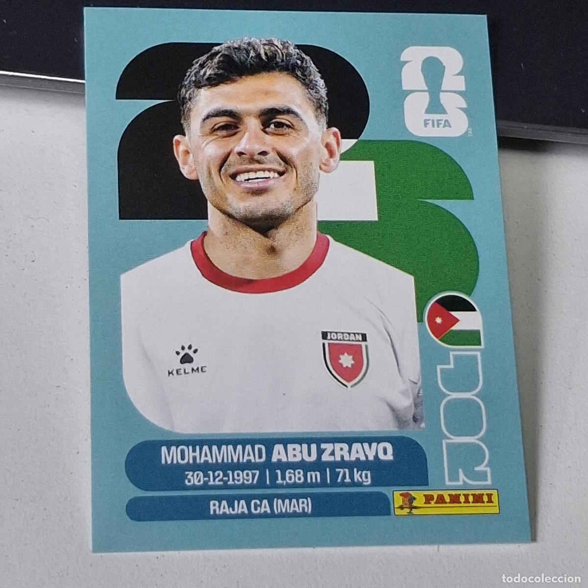 Cromos de F&uacute;tbol: B25 JOR 19 JOR19 MOHAMMAD ABU ZRAVQ JORDANIA JOR MUNDIAL FIFA WORLD CUP 2026 STICKER PANINI