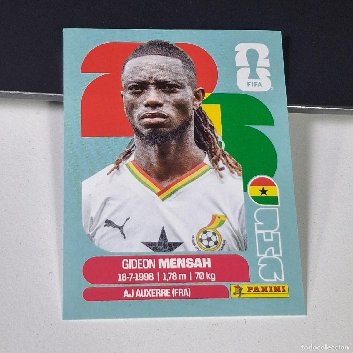 Cromos de F&uacute;tbol: B26 GHA7 GIDEON MENSAH 7 GHANA GHA MUNDIAL FIFA WORLD CUP 2026 STICKER PANINI