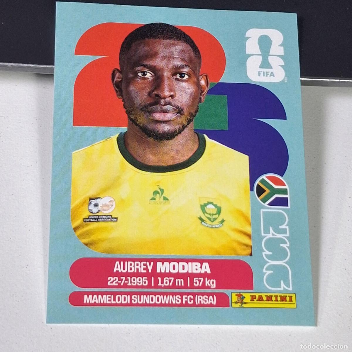 Cromos de F&uacute;tbol: B26 RSA4 AUBREY MODIBA 4 SUD&Aacute;FRICA RSA SOUTH AFRIKA MUNDIAL FIFA WORLD CUP 2026 STICKER PANINI