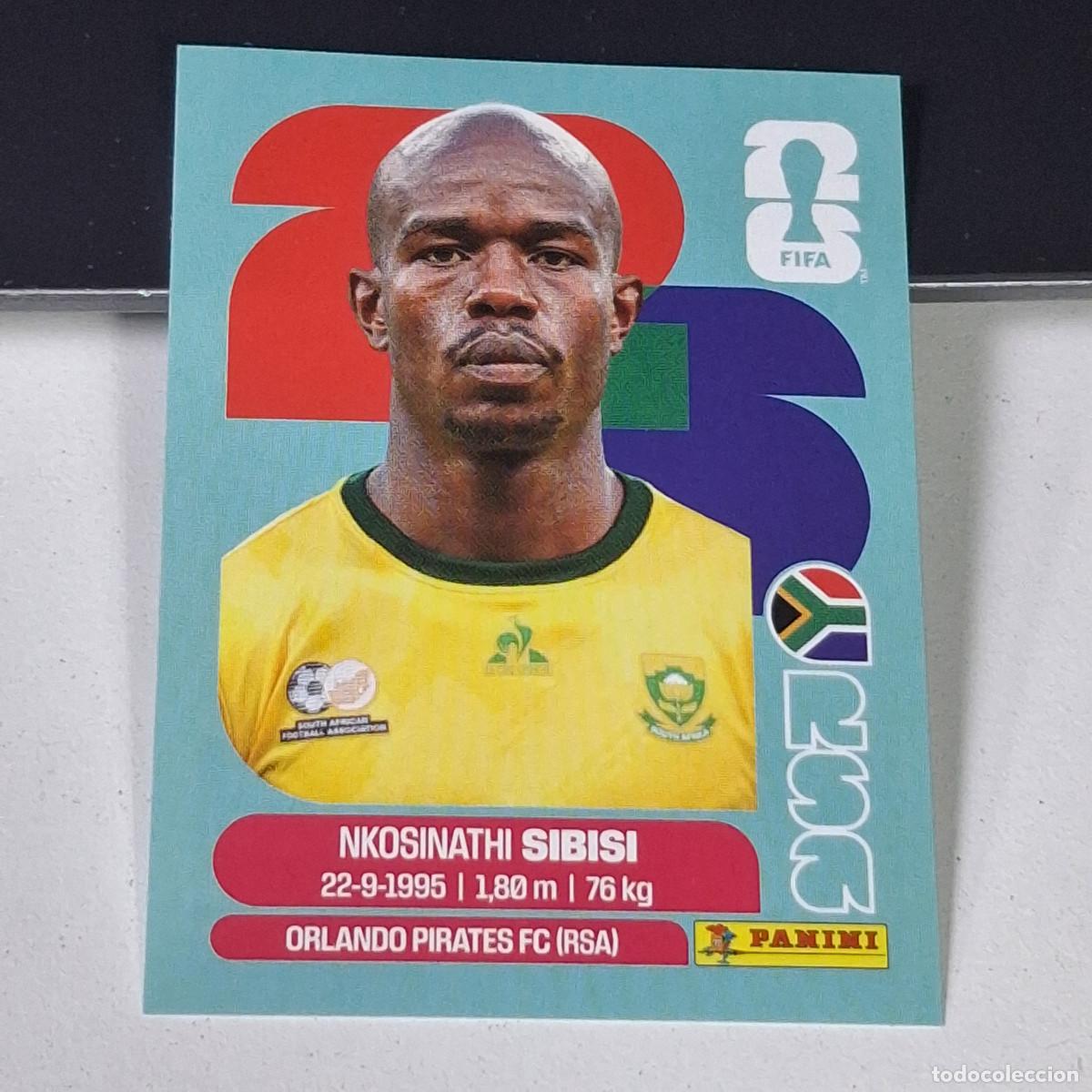 Cromos de F&uacute;tbol: B26 RSA10 NKOSINATHI SIBISI 10 SUD&Aacute;FRICA RSA SOUTH AFRIKA MUNDIAL FIFA WORLD CUP 2026 STICKER PANIN