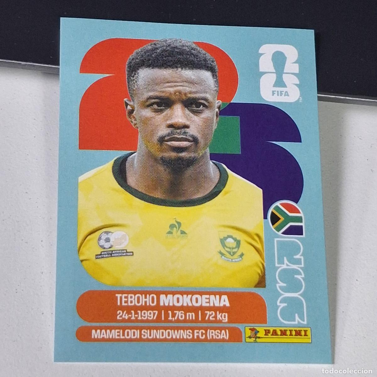 Cromos de F&uacute;tbol: B26 RSA11 TEBOHO MOKOENA 11 SUD&Aacute;FRICA RSA SOUTH AFRIKA MUNDIAL FIFA WORLD CUP 2026 STICKER PANINI