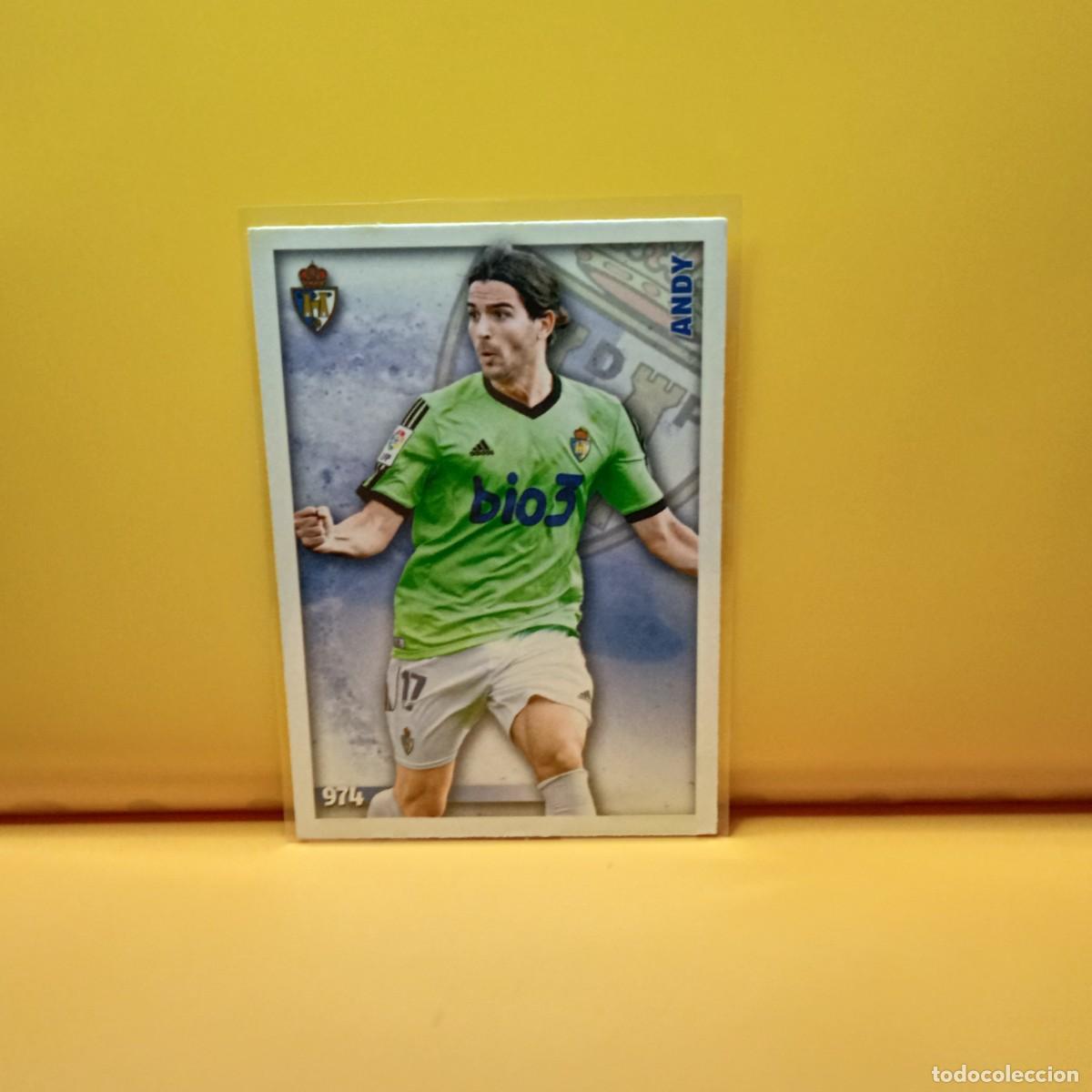 Football Stickers: MUNDICROMO 2014 2015 14 15 S.D PONFERRADINA ANDY 974