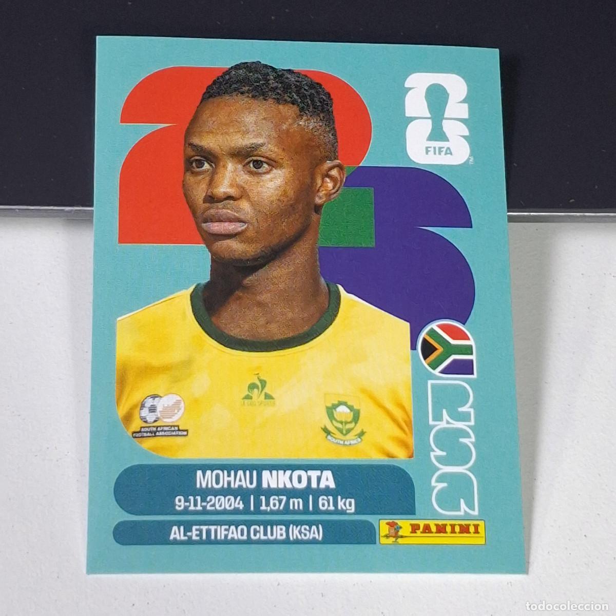 Cromos de F&uacute;tbol: B26 RSA19 MOHAU NKOTA 19 SUD&Aacute;FRICA RSA SOUTH AFRIKA MUNDIAL FIFA WORLD CUP 2026 STICKER PANINI