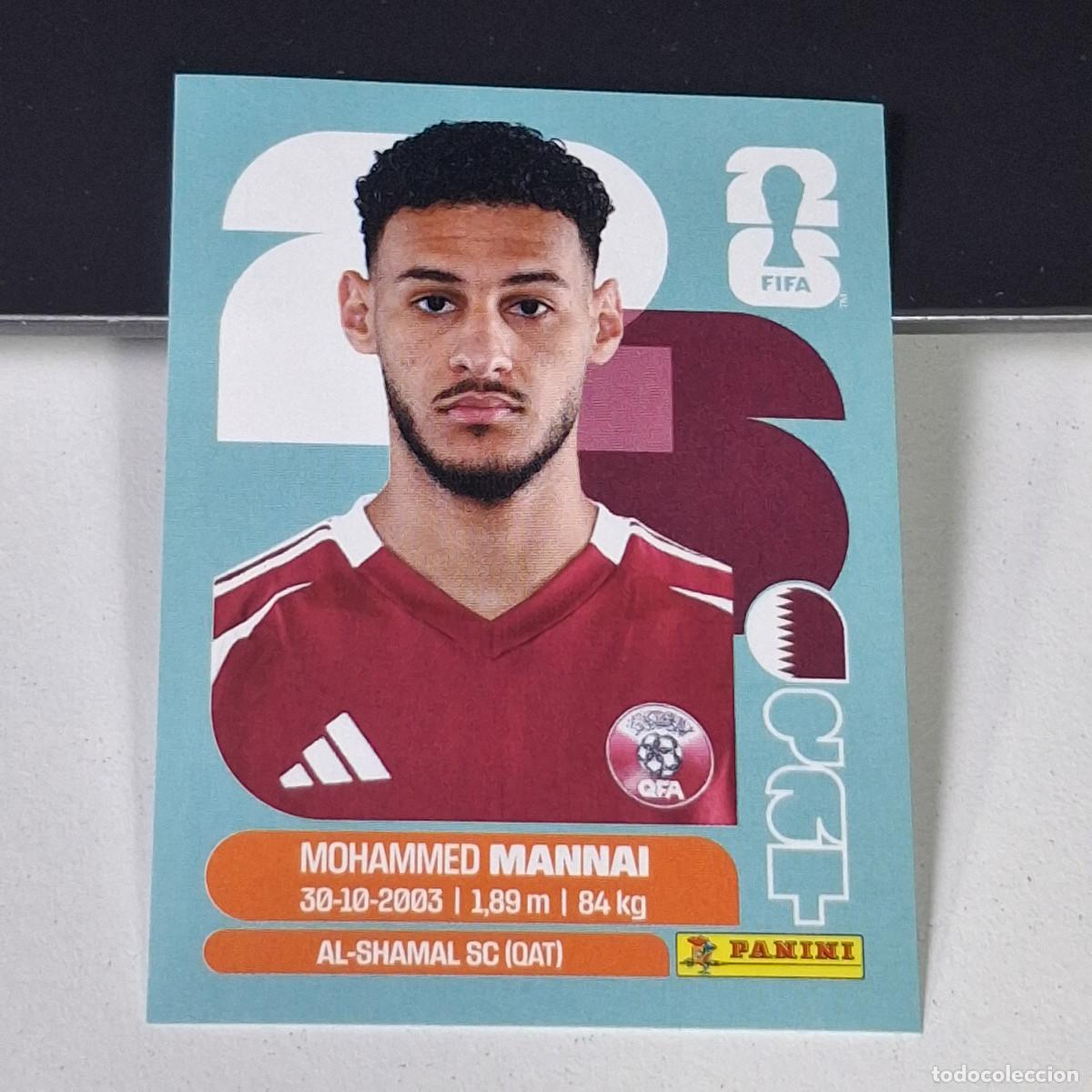 Cromos de F&uacute;tbol: B26 QAT9 MOHAMED MANNAI 9 QATAR CATAR QAT MUNDIAL FIFA WORLD CUP 2026 STICKER PANINI