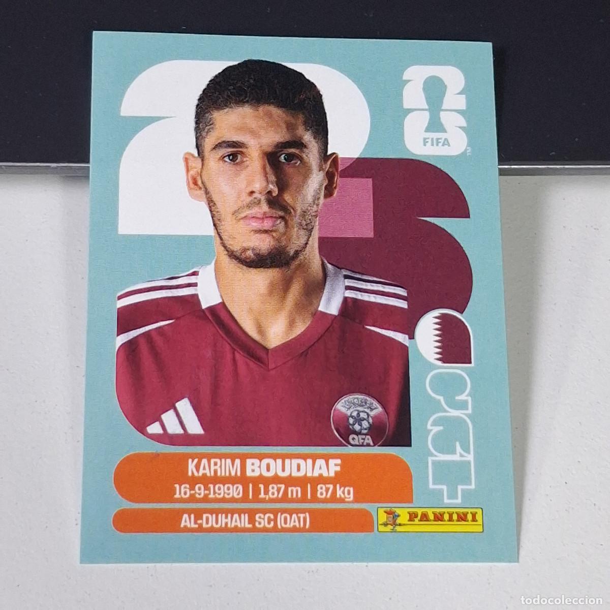 Cromos de F&uacute;tbol: B26 QAT10 KARIM BOUDIAF 10 QATAR CATAR QAT MUNDIAL FIFA WORLD CUP 2026 STICKER PANINI