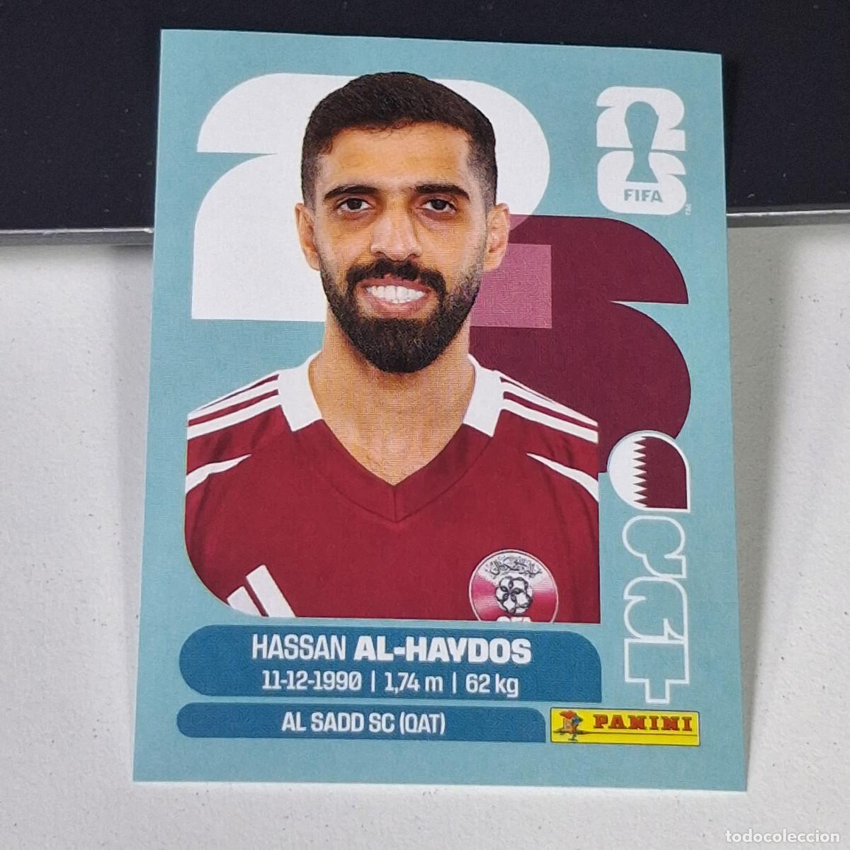 Cromos de F&uacute;tbol: B26 QAT16 HASSAN AL-HAYDOS 16 QATAR CATAR QAT MUNDIAL FIFA WORLD CUP 2026 STICKER PANINI