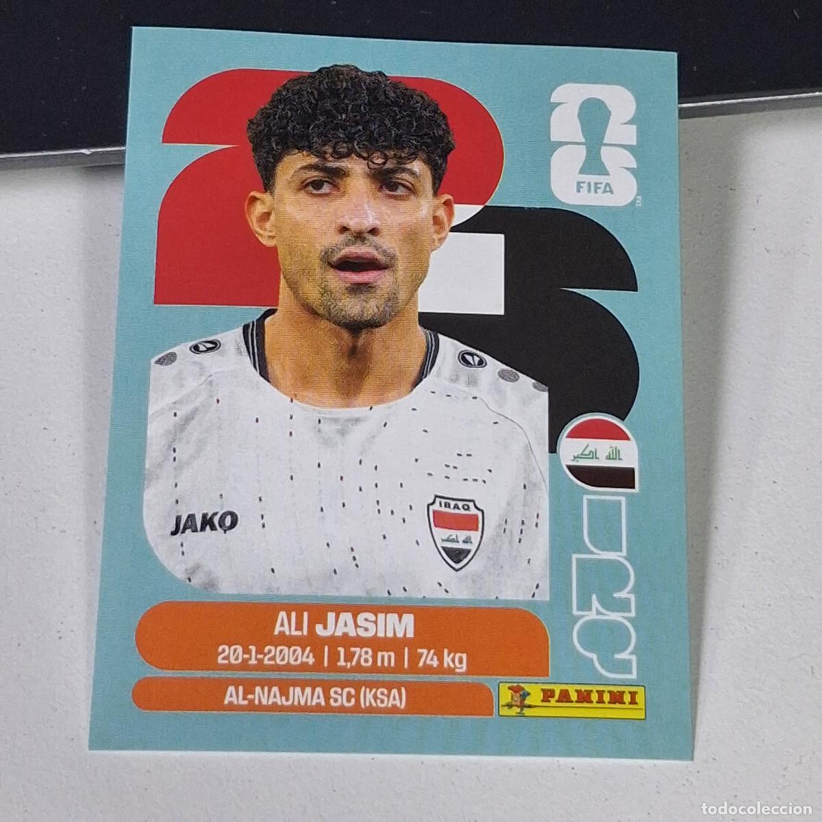 Cromos de F&uacute;tbol: B26 IRQ 12 IRQ12 ALI JASIM IRAQ IRQ MUNDIAL FIFA WORLD CUP 2026 STICKER PANINI