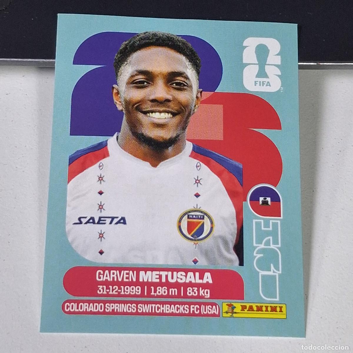 Cartes &agrave; collectionner de Football: B26 HAI8 GARVEN METUSALA 8 HAITI HAI MUNDIAL FIFA WORLD CUP 2026 STICKER PANINI