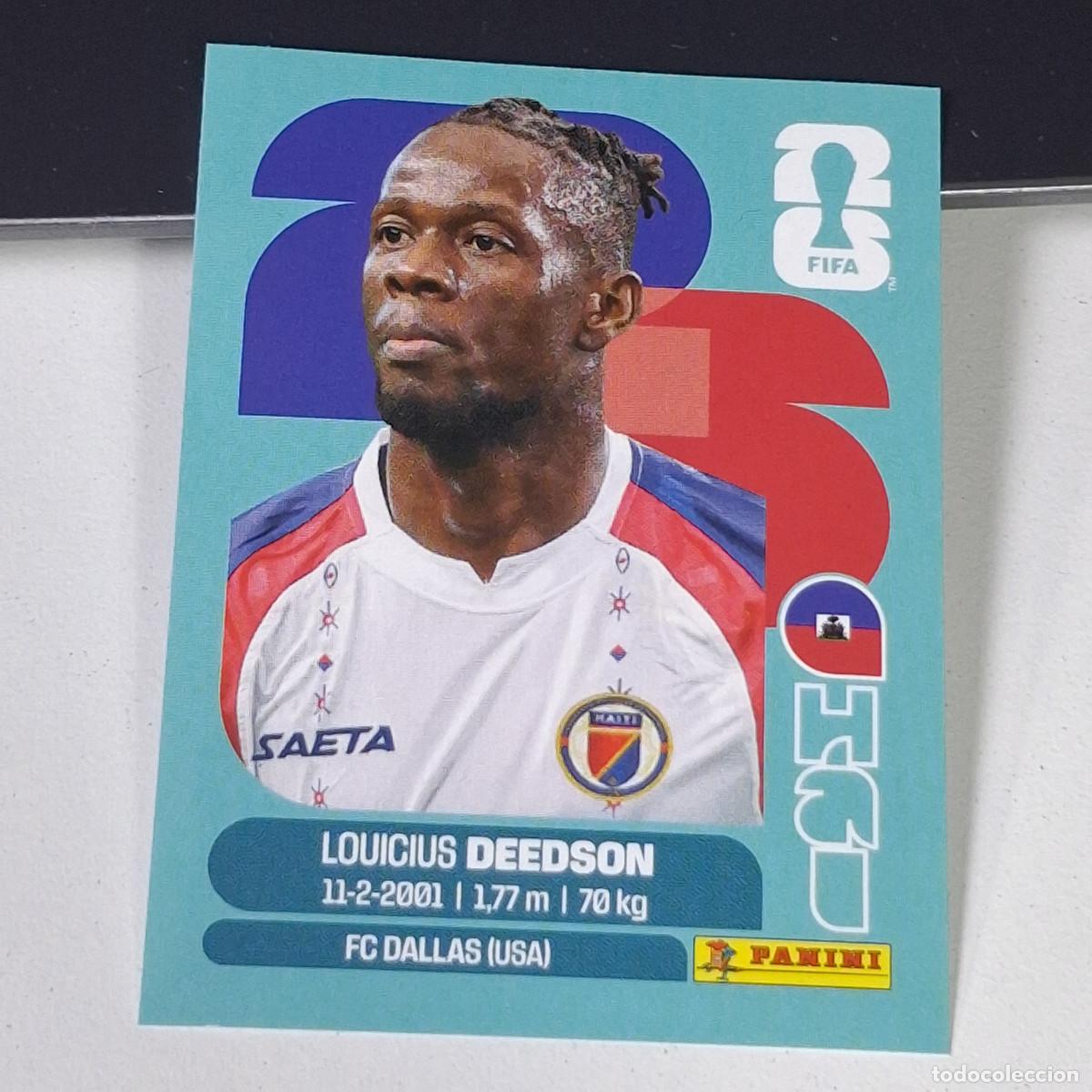 Fu&szlig;ball-Sticker: B26 HAI 19 HAI19 LOUICIUS DEEDSON HAITI MUNDIAL FIFA WORLD CUP 2026 STICKER PANINI