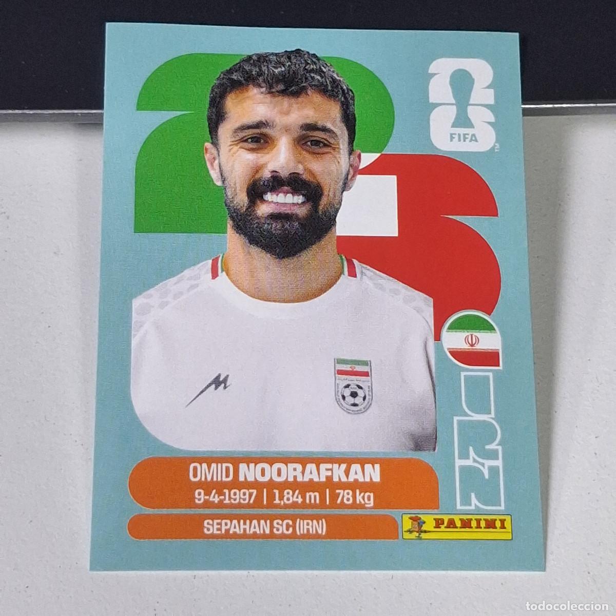 Cromos de F&uacute;tbol: B26 IRN14 OMID NOORAFKAN 14 IR&Aacute;N IRAO IRN MUNDIAL FIFA WORLD CUP 2026 STICKER PANINI