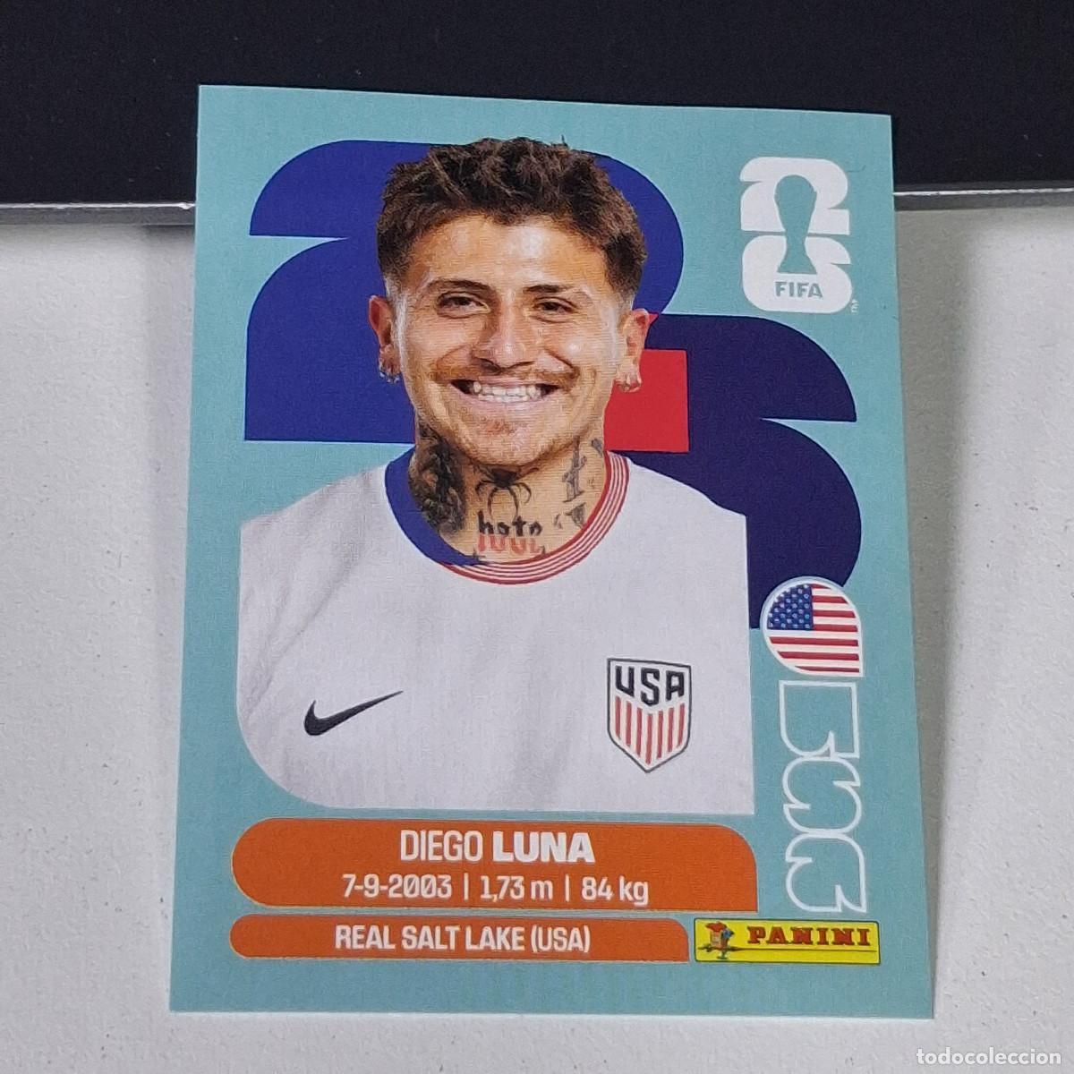 Cromos de F&uacute;tbol: B26 USA 14 USA14 DIEGO LUNA USA ESTADOS UNIDOS USA MUNDIAL FIFA WORLD CUP 2026 STICKER PANINI