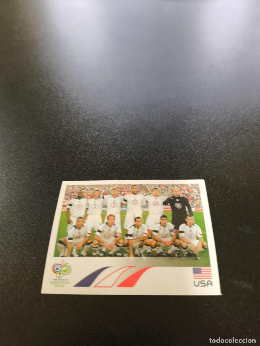 Cromos de F&uacute;tbol: 340 EQUIPO TEAM ESTADOS UNIDOS USA SIN PEGAR PANINI FIFA WORLD CUP MUNDIAL ALEMANIA 2006