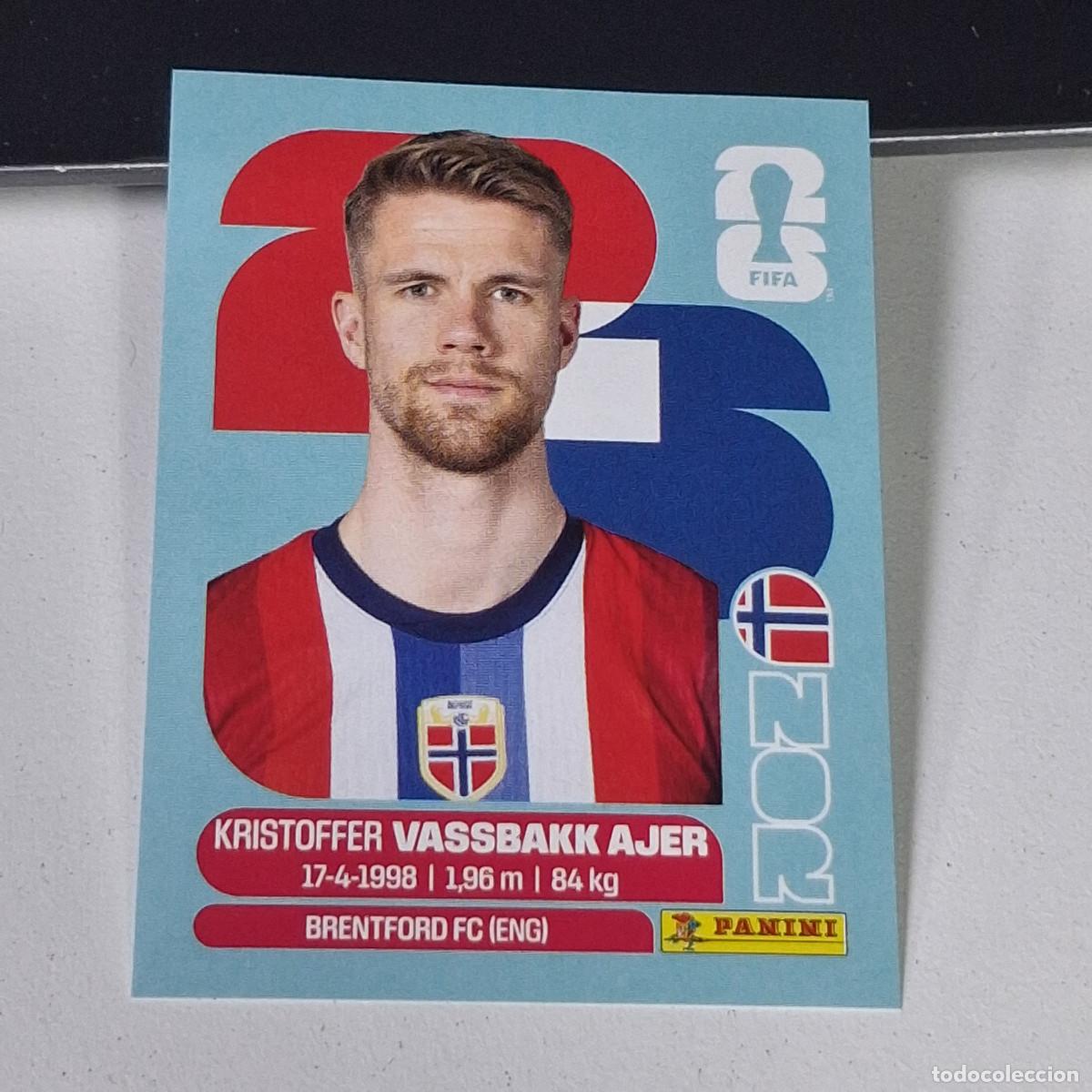 Cromos de F&uacute;tbol: B26 NOR 5 NOR5 KRISTOFFER VASSBAKK AJER NORUEGA NORWAY MUNDIAL FIFA WORLD CUP 2026 STICKER PANINI