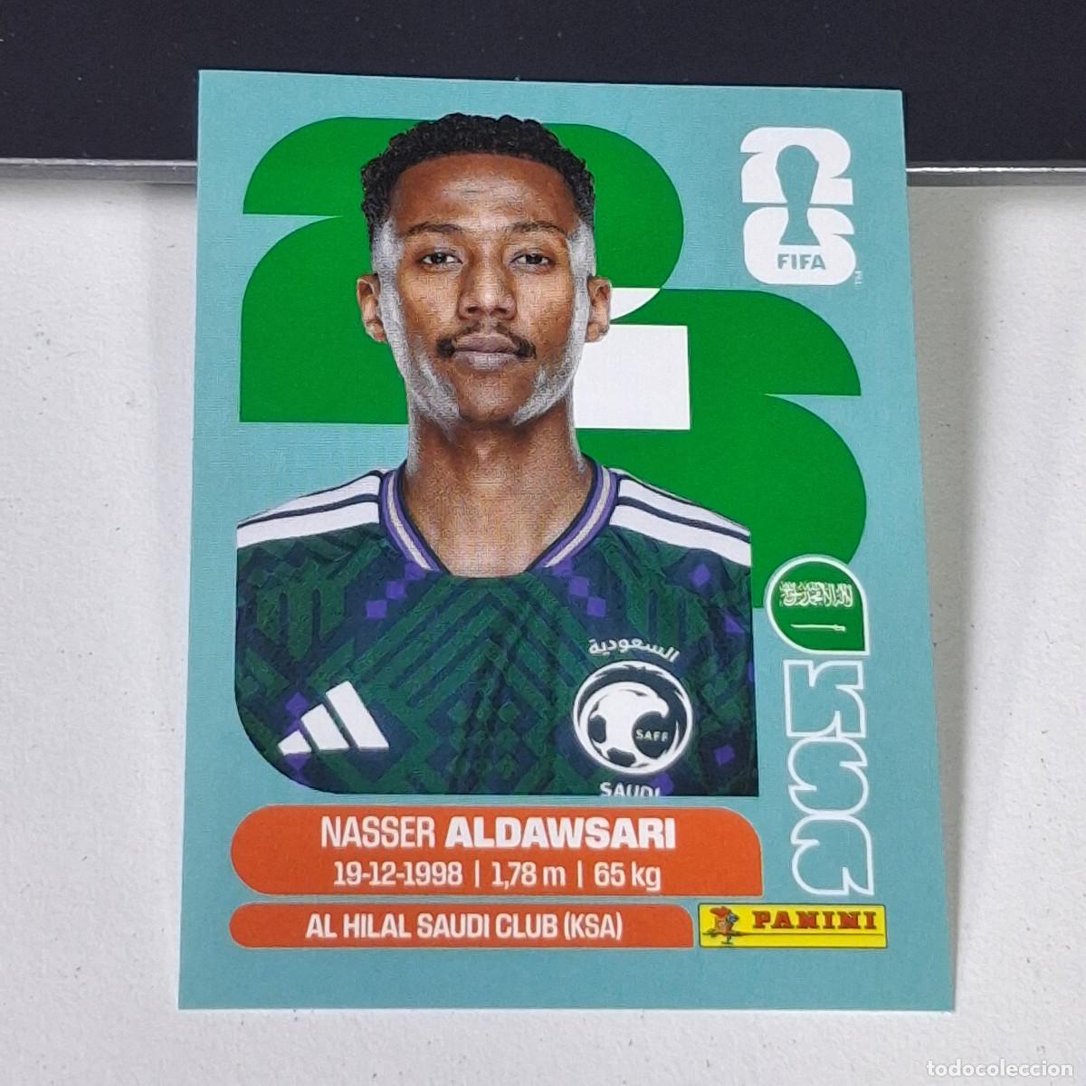 Cromos de F&uacute;tbol: B26 KSA12 NASSER ALDAWSARI 12 ARABIA SAUD&Iacute; KSA MUNDIAL FIFA WORLD CUP 2026 STICKER PANINI