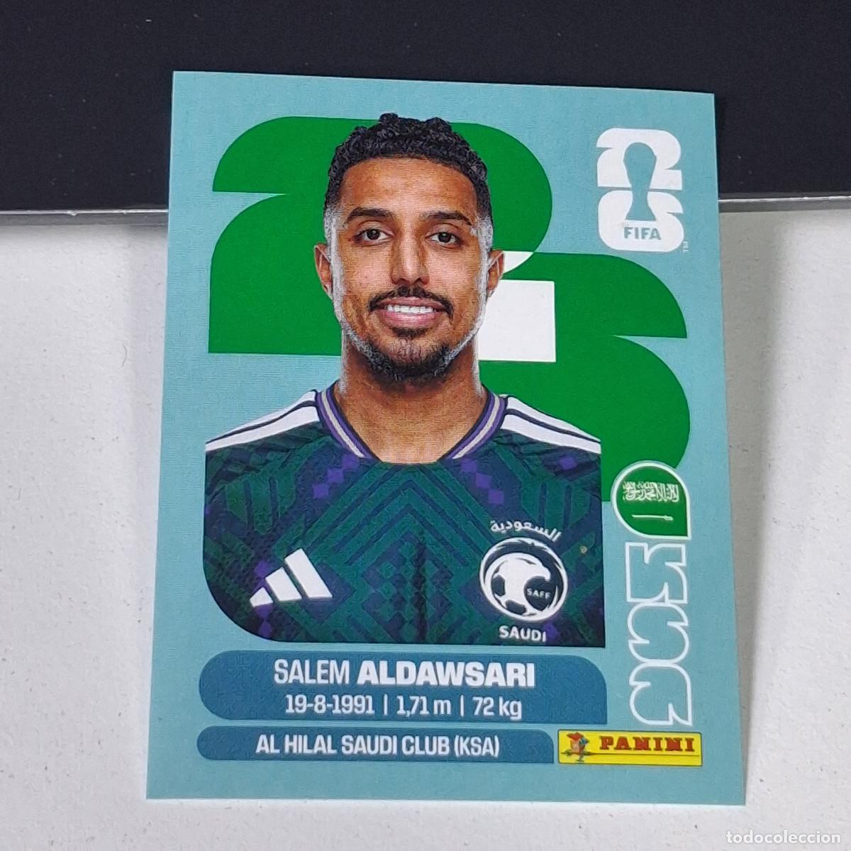 Cromos de F&uacute;tbol: B26 KSA 16 KSA16 SALEM ALDAWSARI ARABIA SAUD&Iacute; KSA MUNDIAL FIFA WORLD CUP 2026 STICKER PANINI