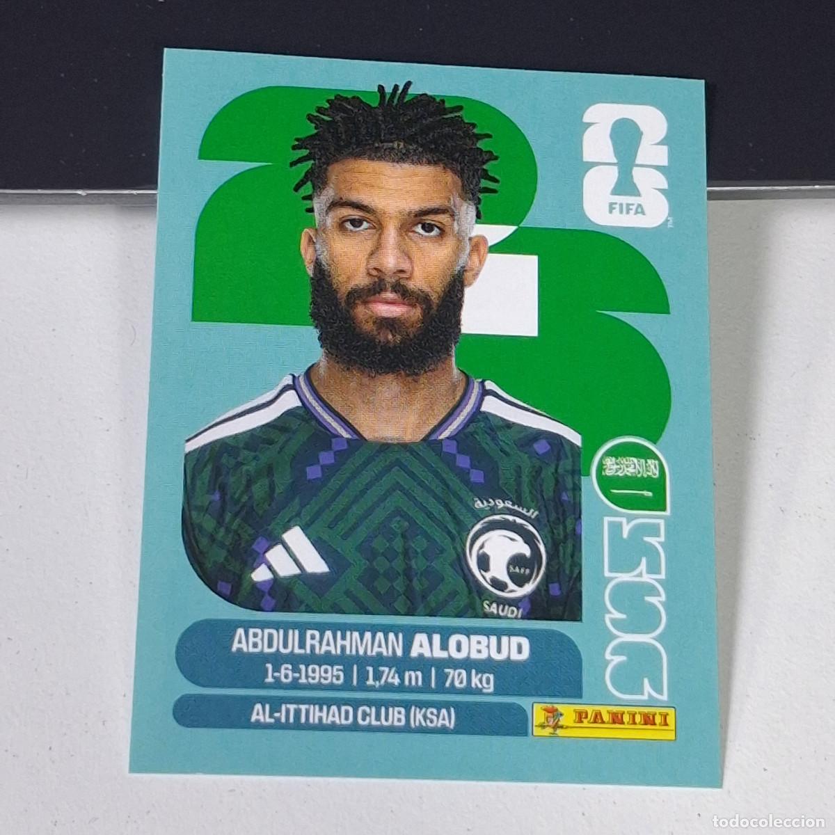 Cromos de F&uacute;tbol: B26 KSA 17 KSA17 ABDULRAHMAN ALOBUD ARABIA SAUD&Iacute; KSA MUNDIAL FIFA WORLD CUP 2026 STICKER PANINI