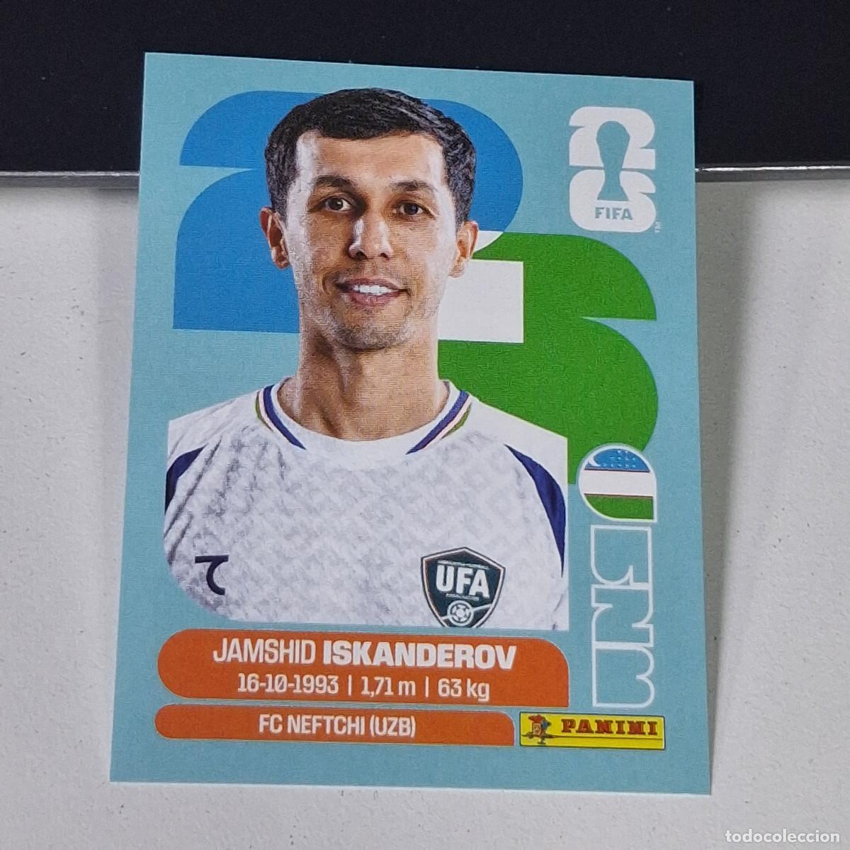 Fu&szlig;ball-Sticker: B26 UZB12 JAMSHID ISKANDEROV 12 UZBEKIST&Aacute;N UZB MUNDIAL FIFA WORLD CUP 2026 STICKER PANINI