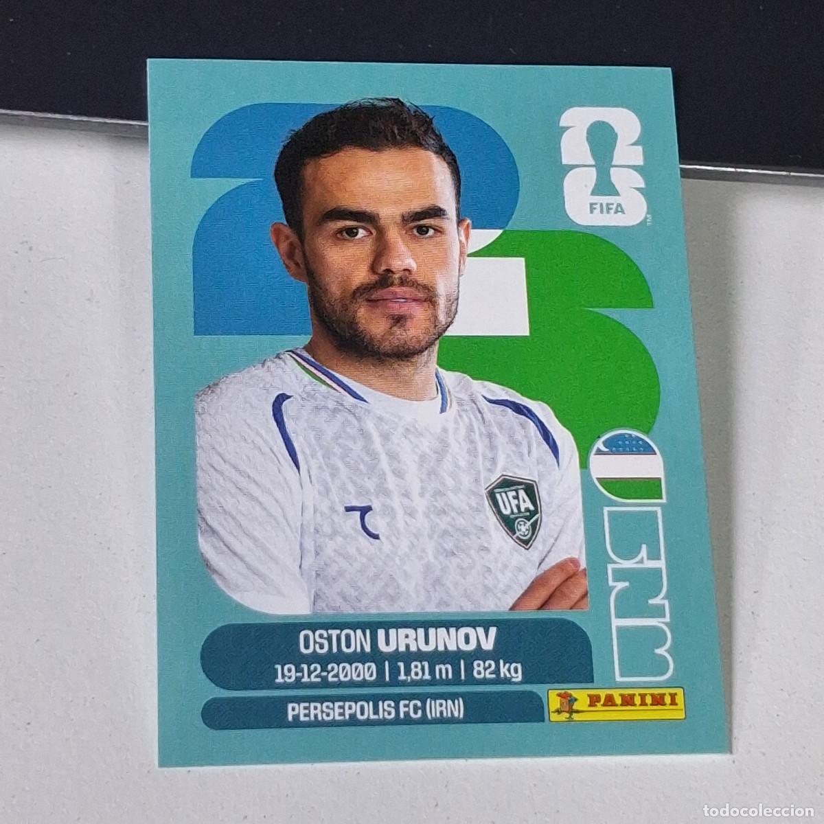Fu&szlig;ball-Sticker: B26 UZB17 OSTON URUNOV 17 UZBEKIST&Aacute;N UZB FIFA WORLD CUP 2026 STICKER PANINI