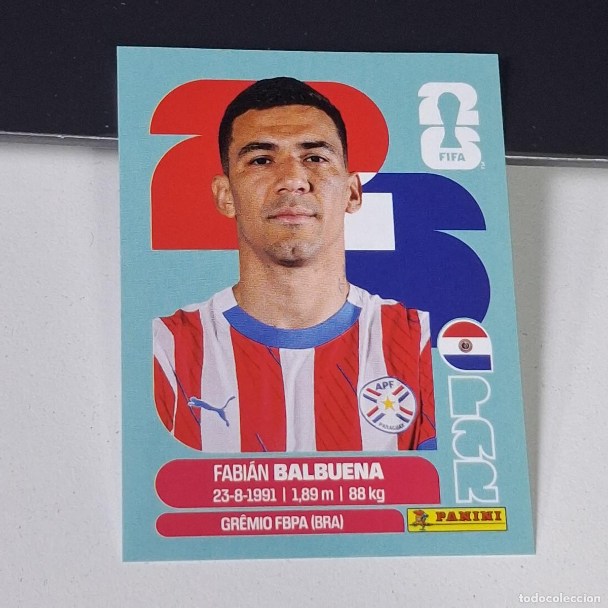 Fu&szlig;ball-Sticker: B26 PAR5 FABIAN BALBUENA PARAGUAY PAR 5 MUNDIAL FIFA WORLD CUP 2026 STICKER PANINI