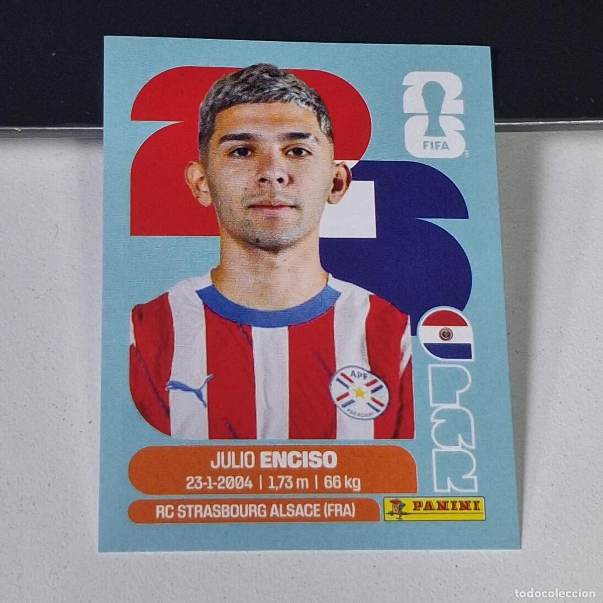 Fu&szlig;ball-Sticker: B26 PAR15 JULIO ENCISO 15 PARAGUAY PAR MUNDIAL FIFA WORLD CUP 2026 STICKER PANINI