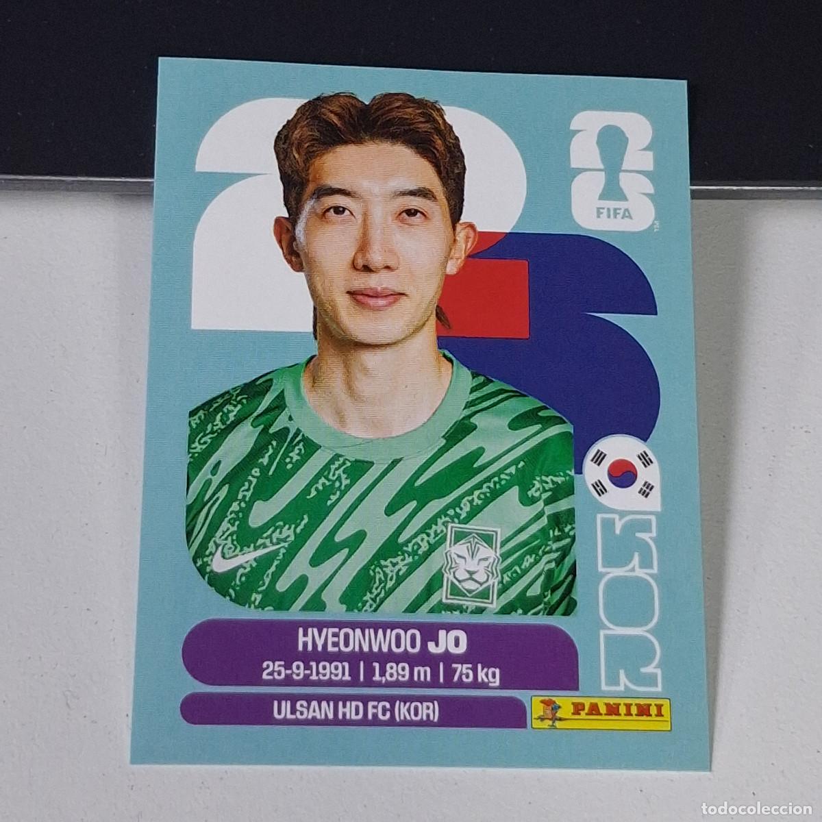 Fu&szlig;ball-Sticker: B26 KOR2 HYEON-WOO JO 2 COREA DEL SUR KOR MUNDIAL FIFA WORLD CUP 2026 STICKER PANINI