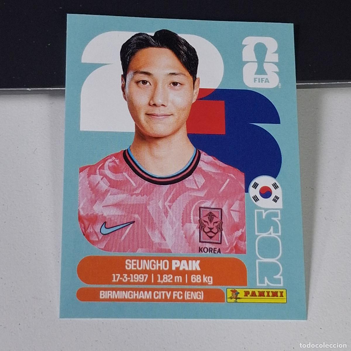 Cromos de F&uacute;tbol: B26 KOR14 SEUNG-HO PAIK 14 COREA DEL SUR KOR MUNDIAL FIFA WORLD CUP 2026 STICKER PANINI
