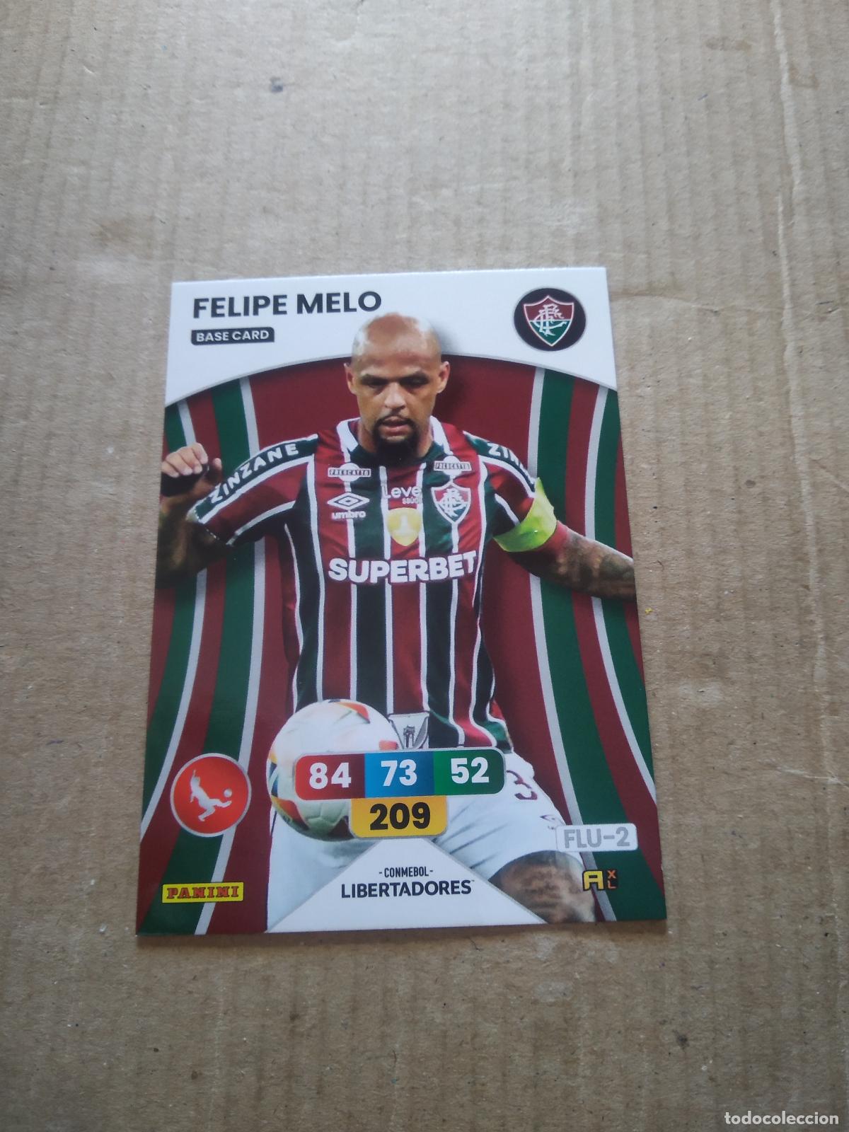 Football Stickers: FELIPE MELO FLUMINENSE CROMO FUTBOL PANINI ADRENALYN CONMEBOL LIBERTADORES SUDAMERICANA 2024