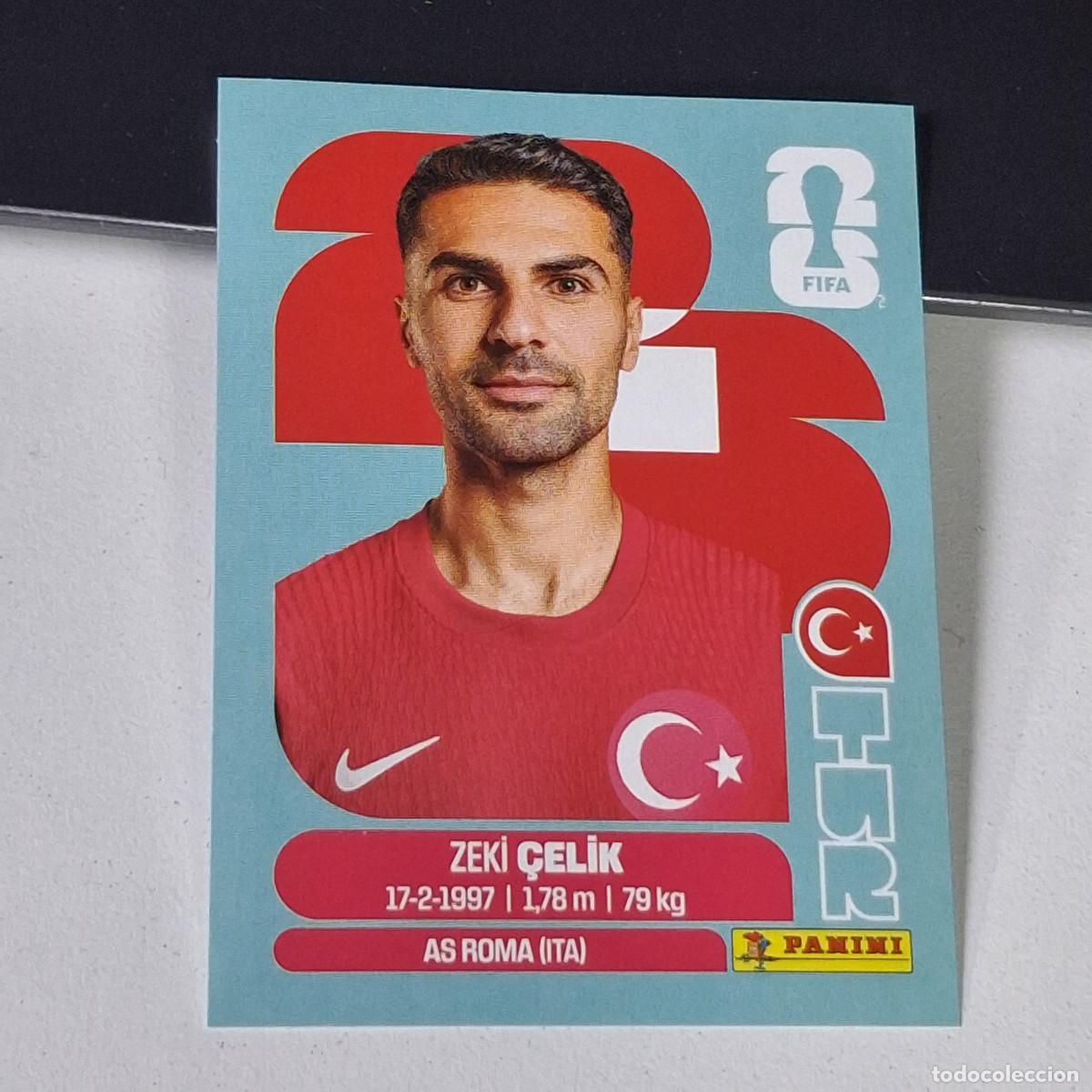 Football Stickers: B26 TUR 4 TUR4 ZEKI CELIK TURQUIA TURQUEY MUNDIAL FIFA WORLD CUP 2026 STICKER PANINI