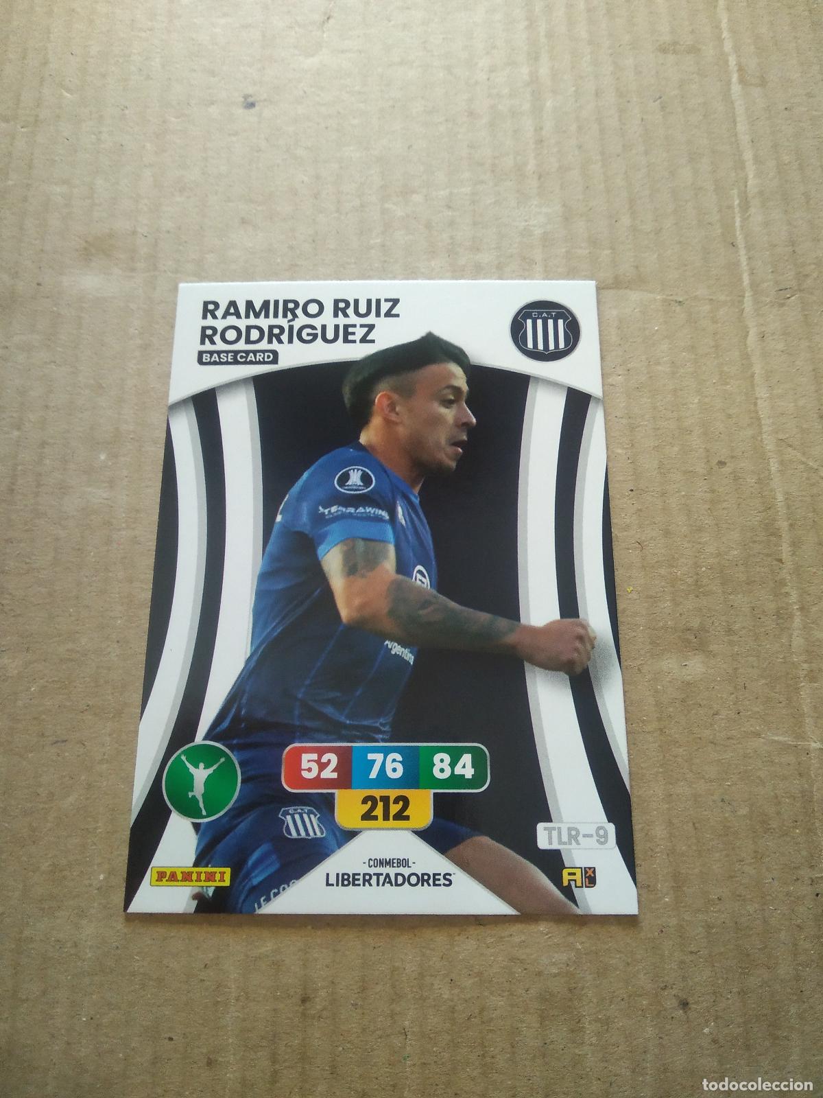 Football Stickers: RAMIRO RUIZ RODRIGUEZ TALLERES CROMO FUTBOL PANINI ADRENALYN CONMEBOL LIBERTADORES SUDAMERICANA 2024