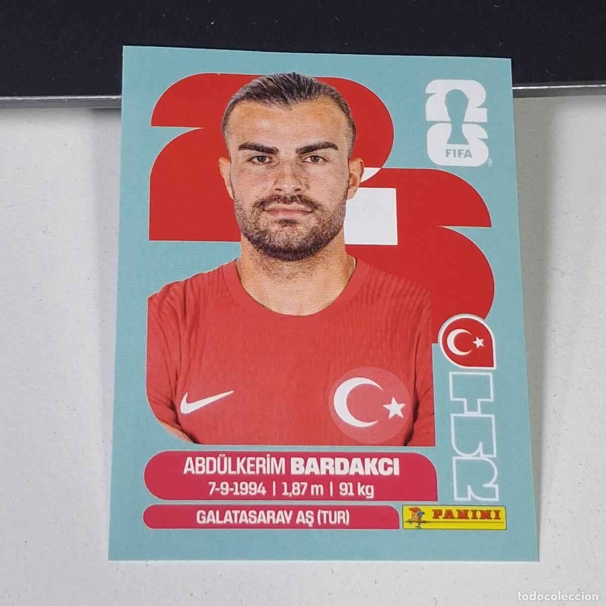 Football Stickers: B26 TUR 5 TUR5 ABDULKERIM BARDAKCI TURQUIA TURQUEY MUNDIAL FIFA WORLD CUP 2026 STICKER PANINI