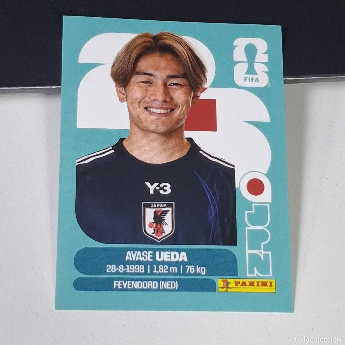 Football Stickers: B26 JPN20 AYASE UEDA 20 JAP&Oacute;N JAPAN JPN MUNDIAL FIFA WORLD CUP 2026 STICKER PANINI